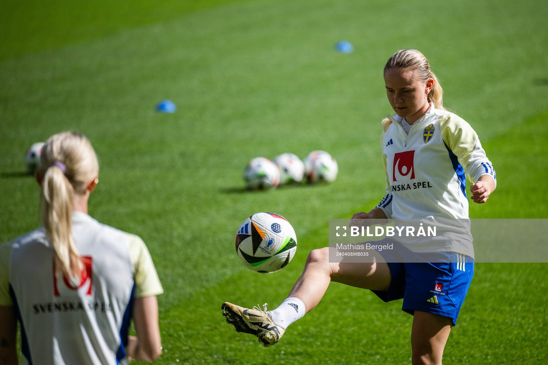 Matilda Vinberg of the Swedish women’s national football