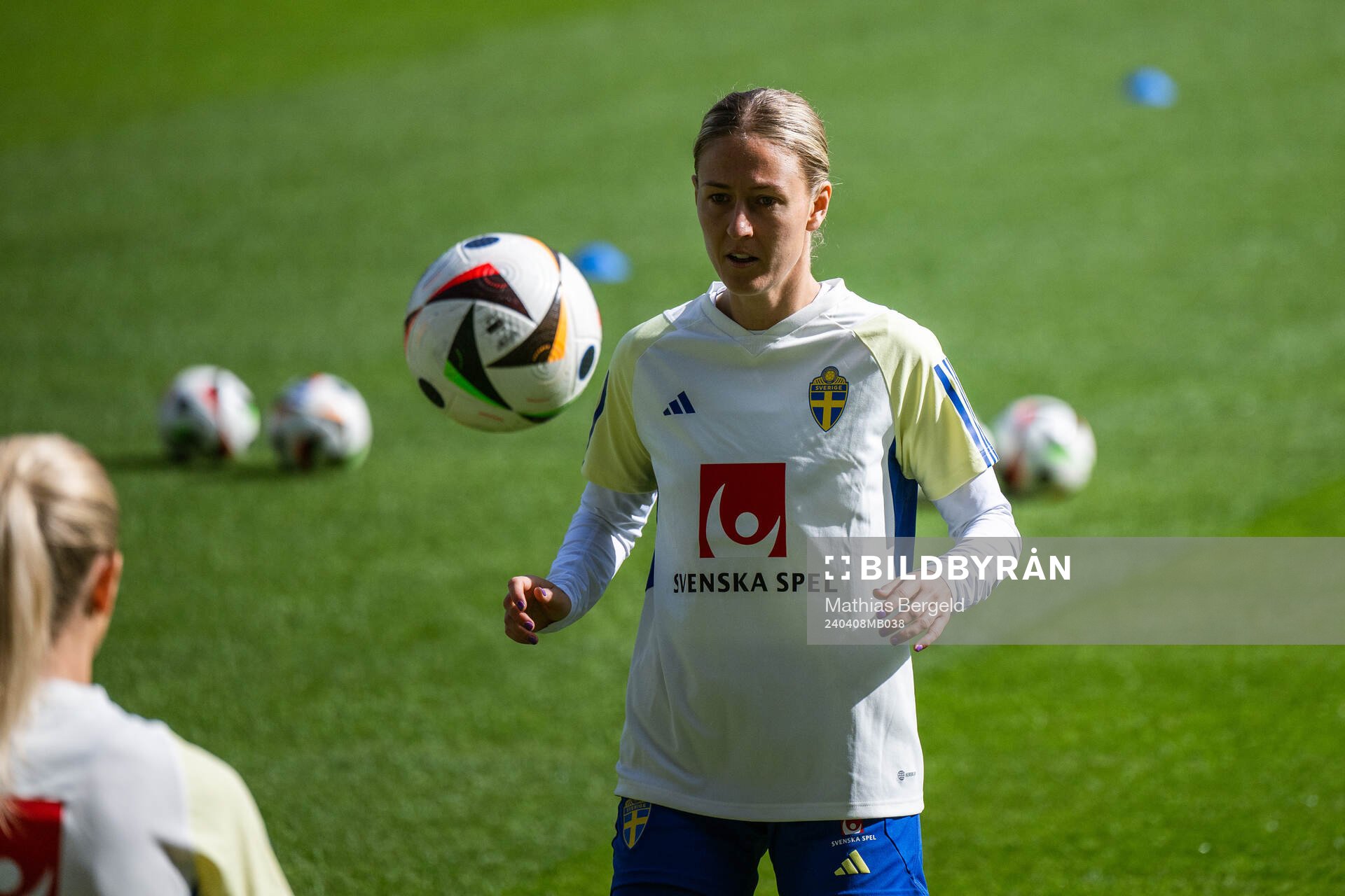 Emma Kullberg of the Swedish women’s national football
