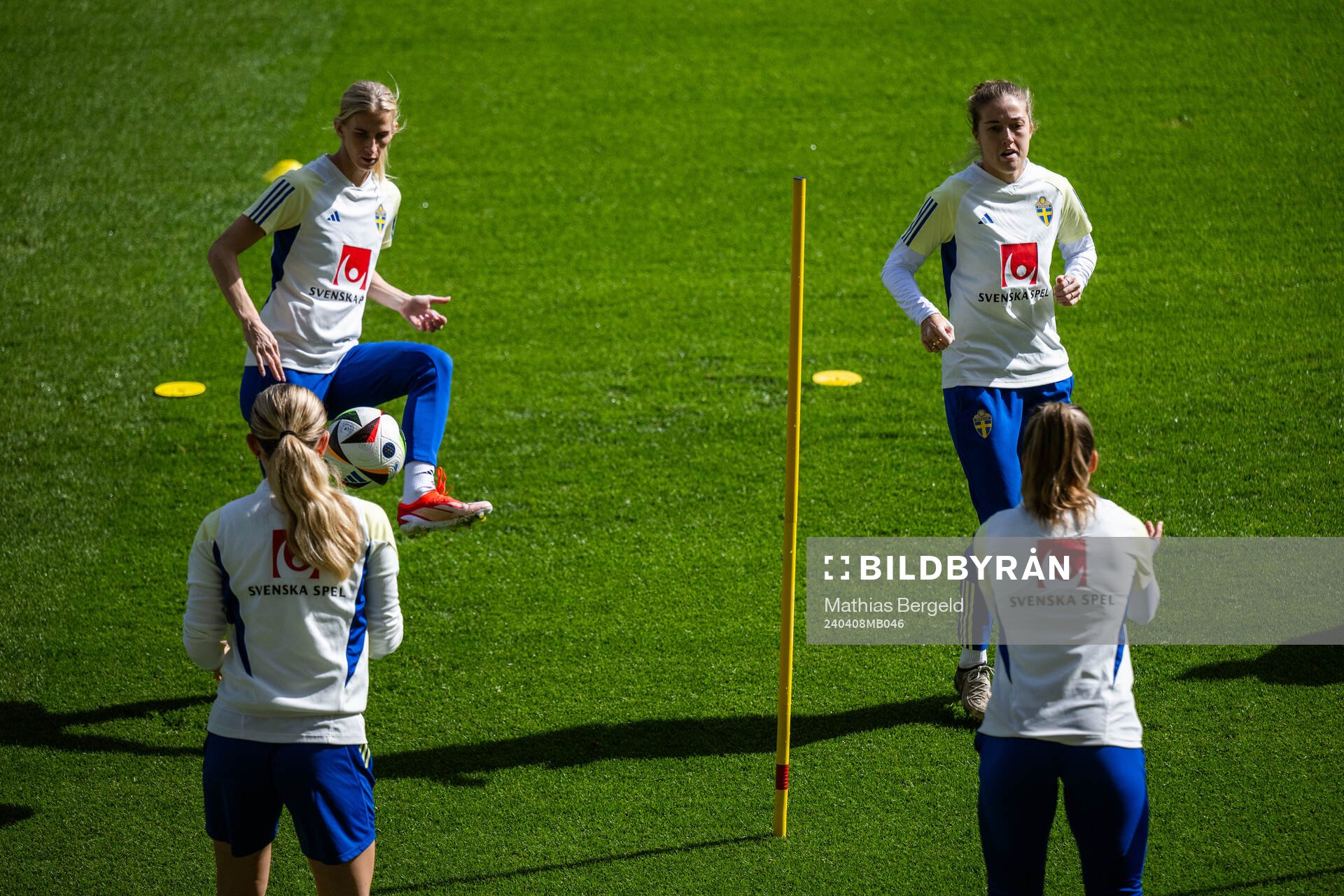 Sofia Jakobsson of the Swedish women’s national football