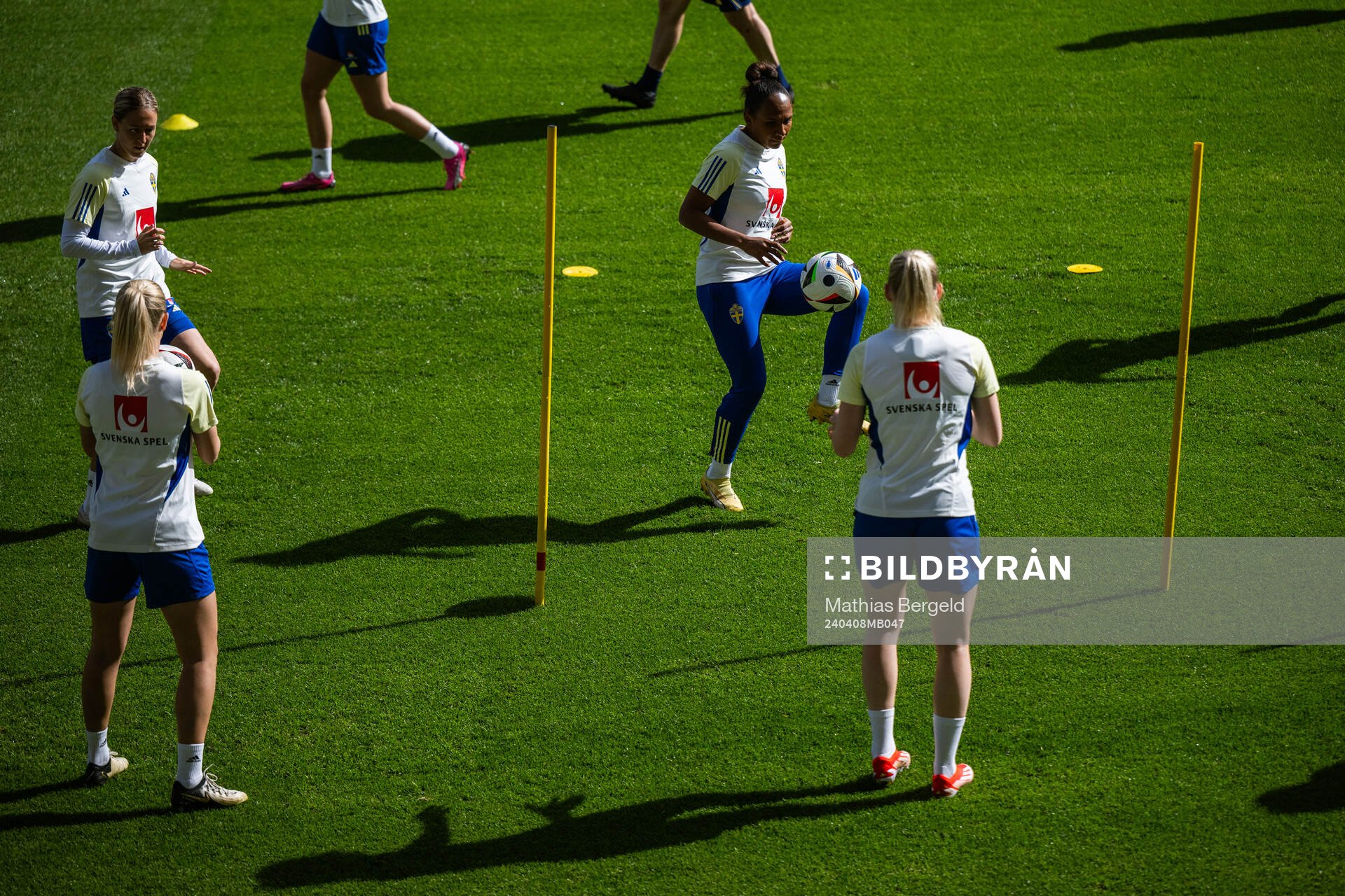 Madelen Janogy of the Swedish women’s national football