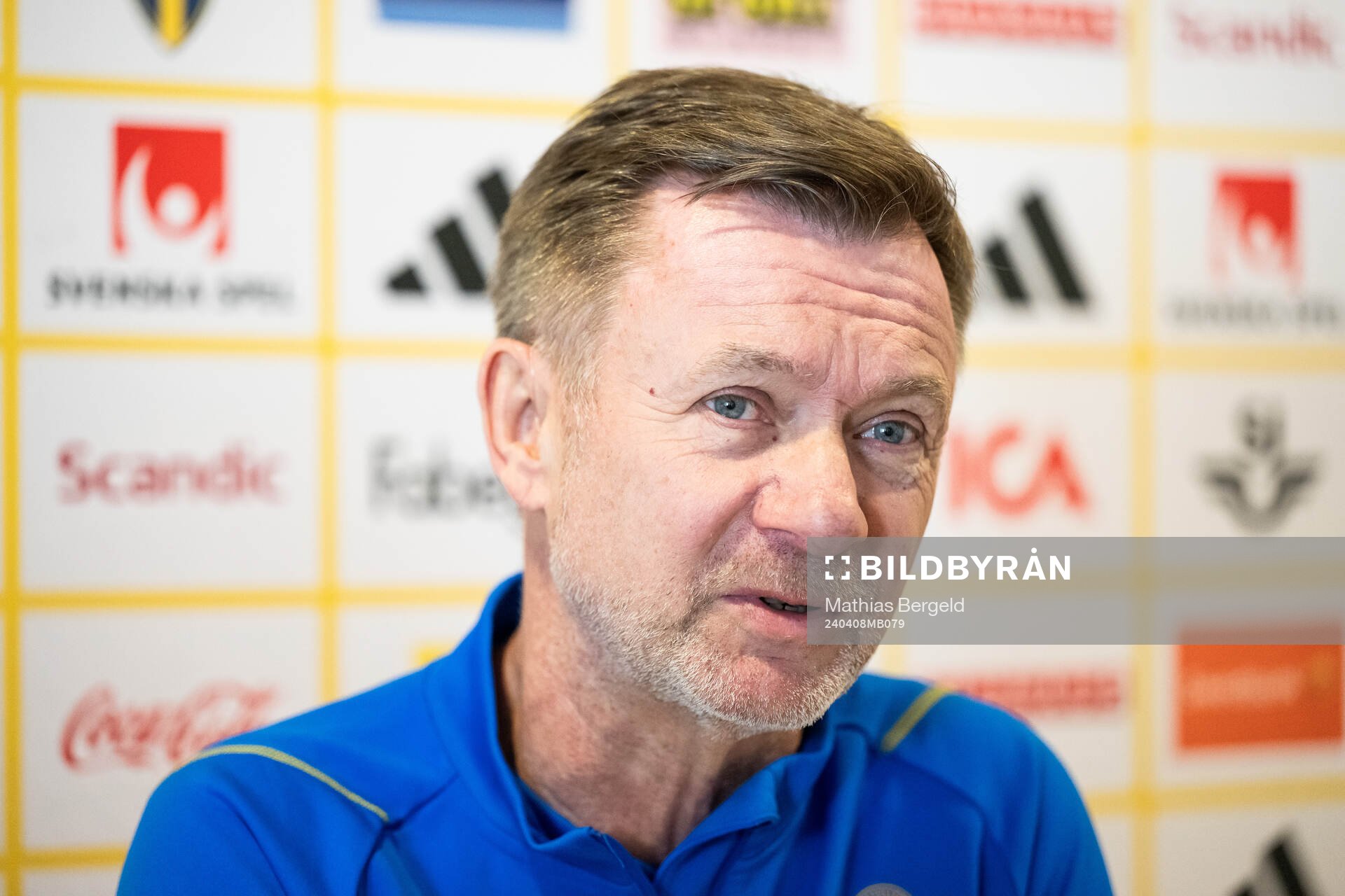 Head coach Peter Gerhardsson of the Swedish women’s