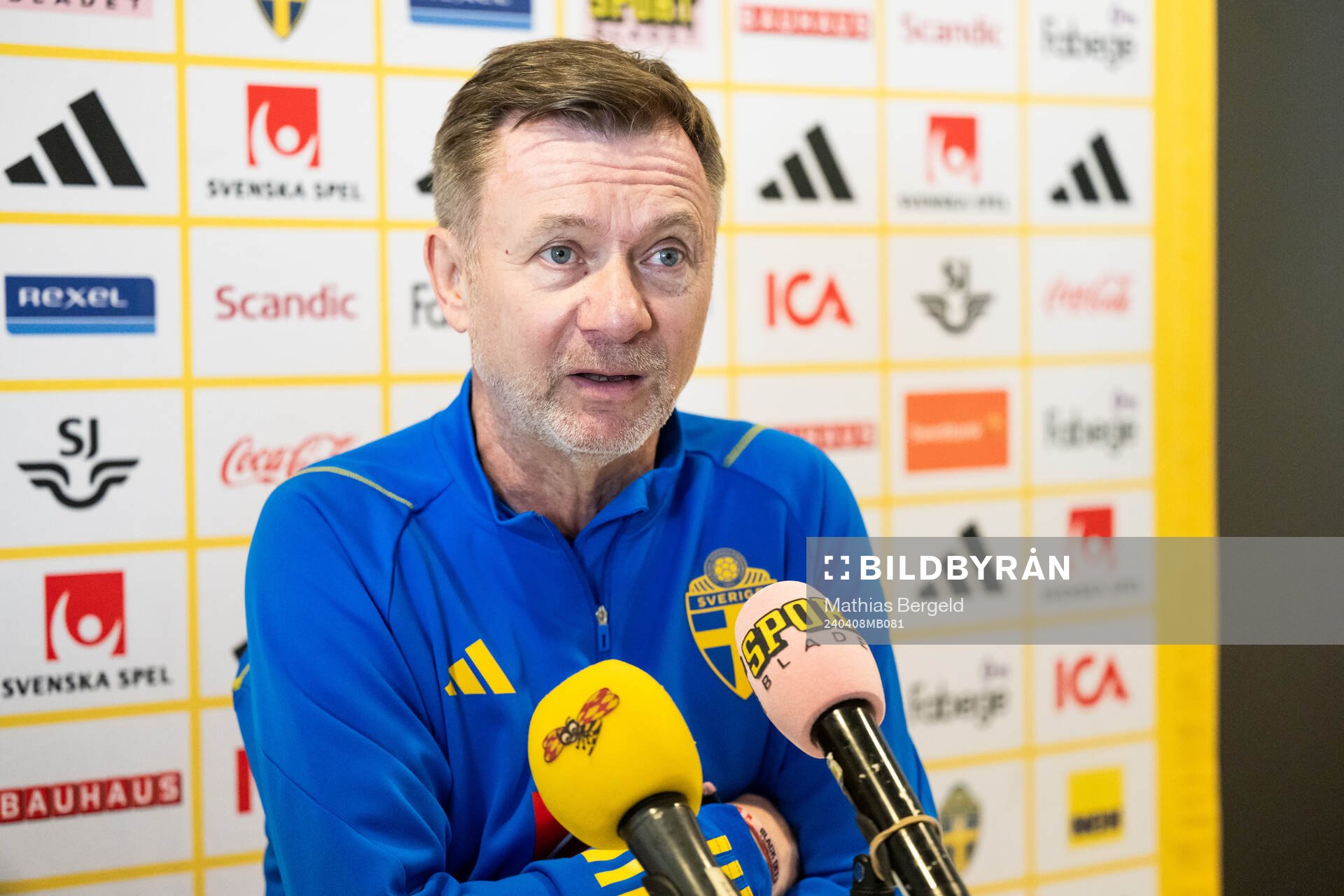 Head coach Peter Gerhardsson of the Swedish women’s