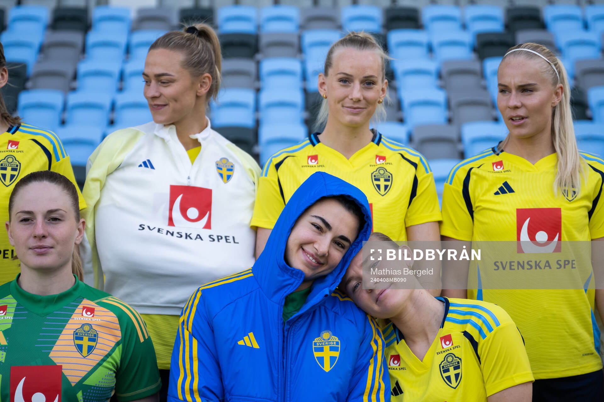 Fridolina Rolfö, Stina Blackstenius, Stina Lennartsson,
