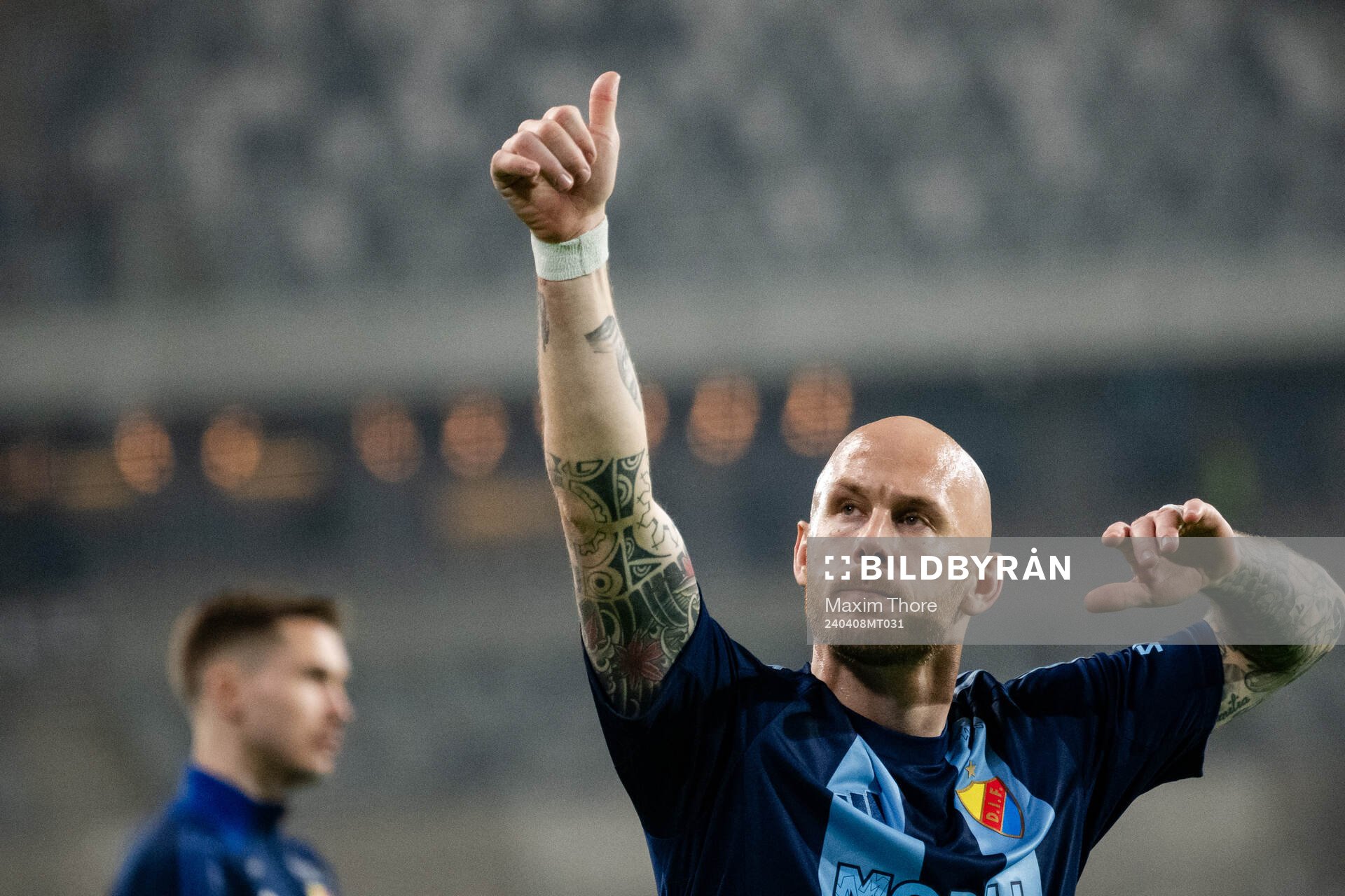 Djurgårdens Magnus Eriksson jublar