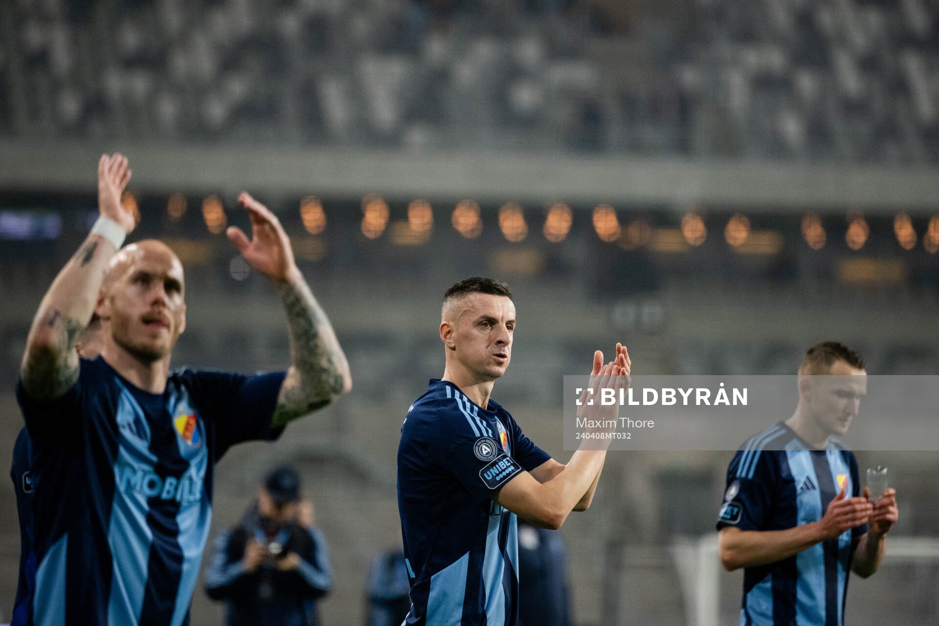 Djurgårdens Haris Radetinac jublar