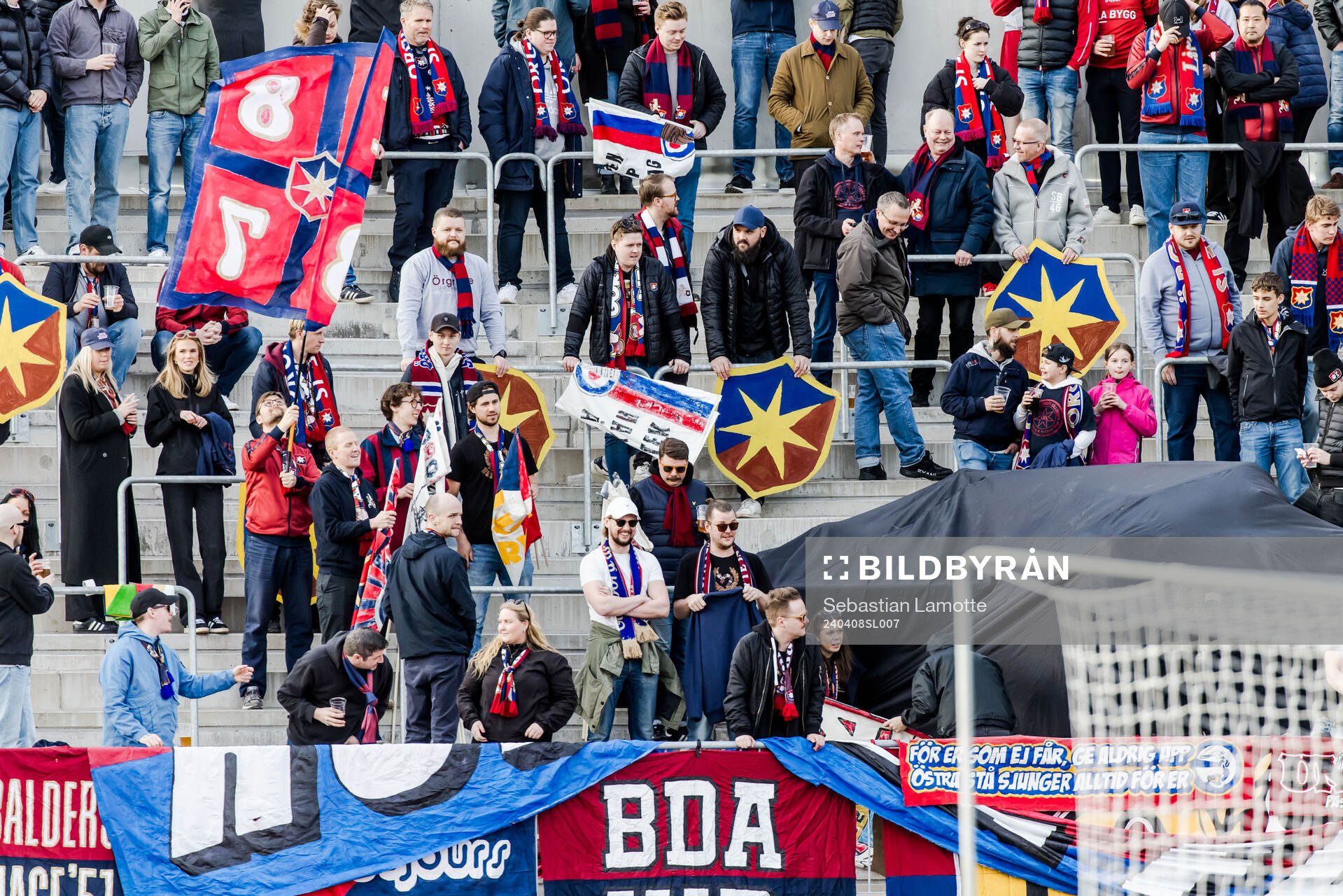 Under fotbollsmatchen i Superettan mellan IK Oddevold och