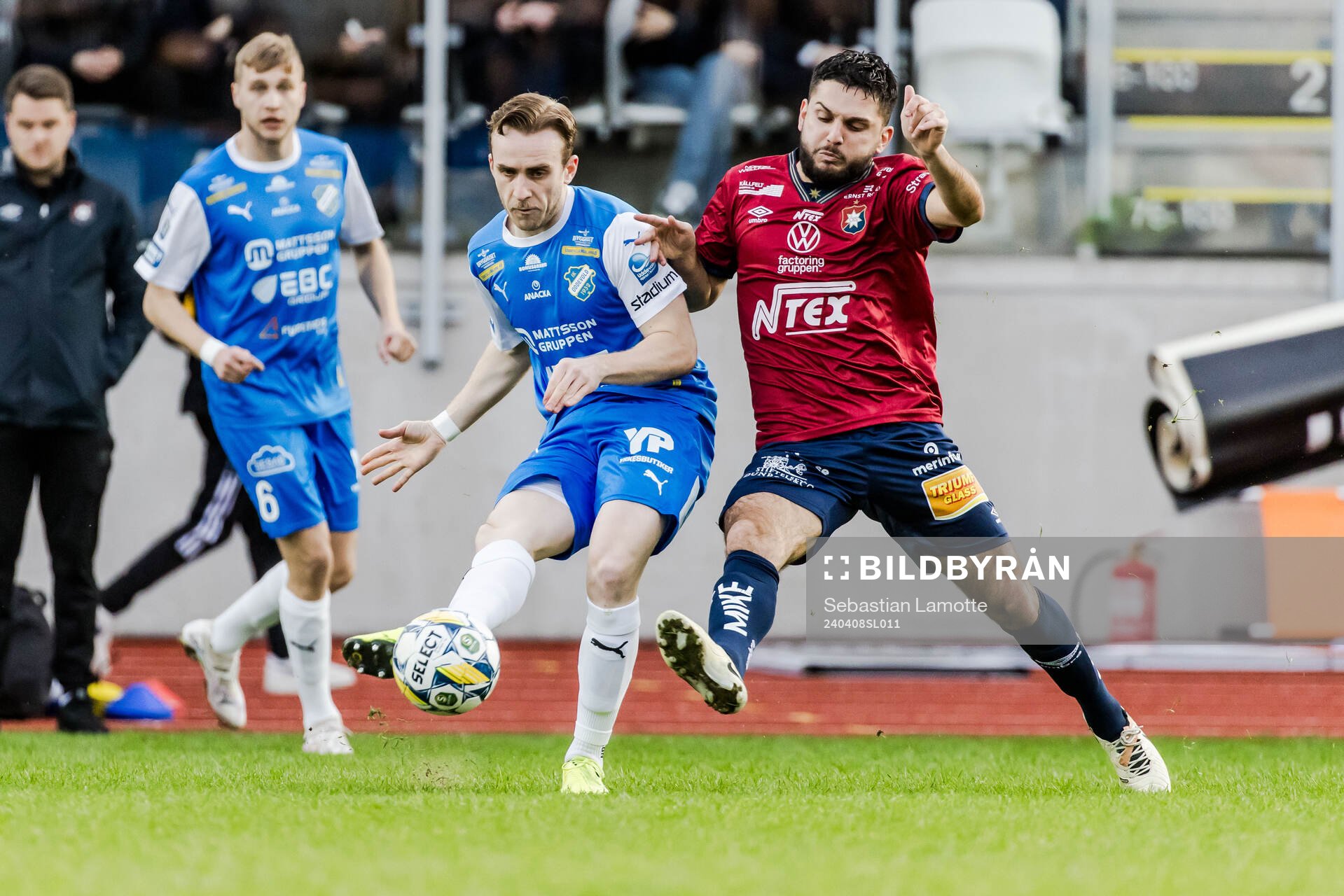 IK Oddevolds Noa Bernhardtz och Örgrytes Edi Sylisufaj