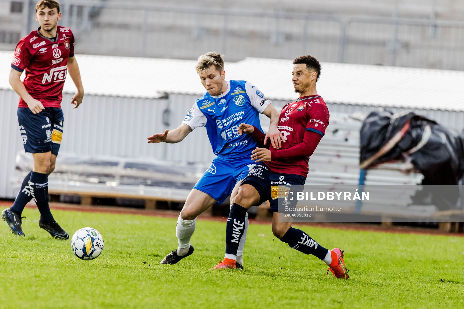 IK Oddevolds Anton Snibb och Örgrytes Tobias Sana