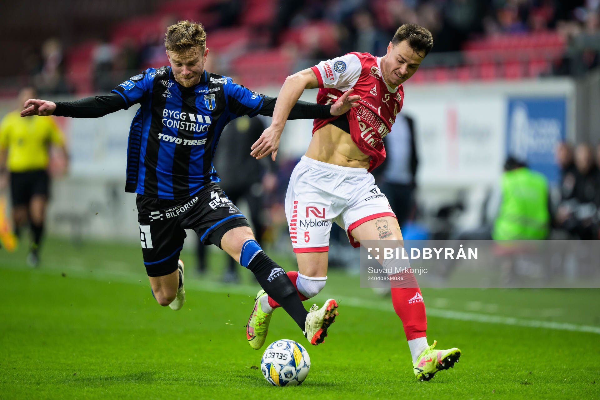 Sirius Daniel Stensson och Kalmars Melker Hallberg