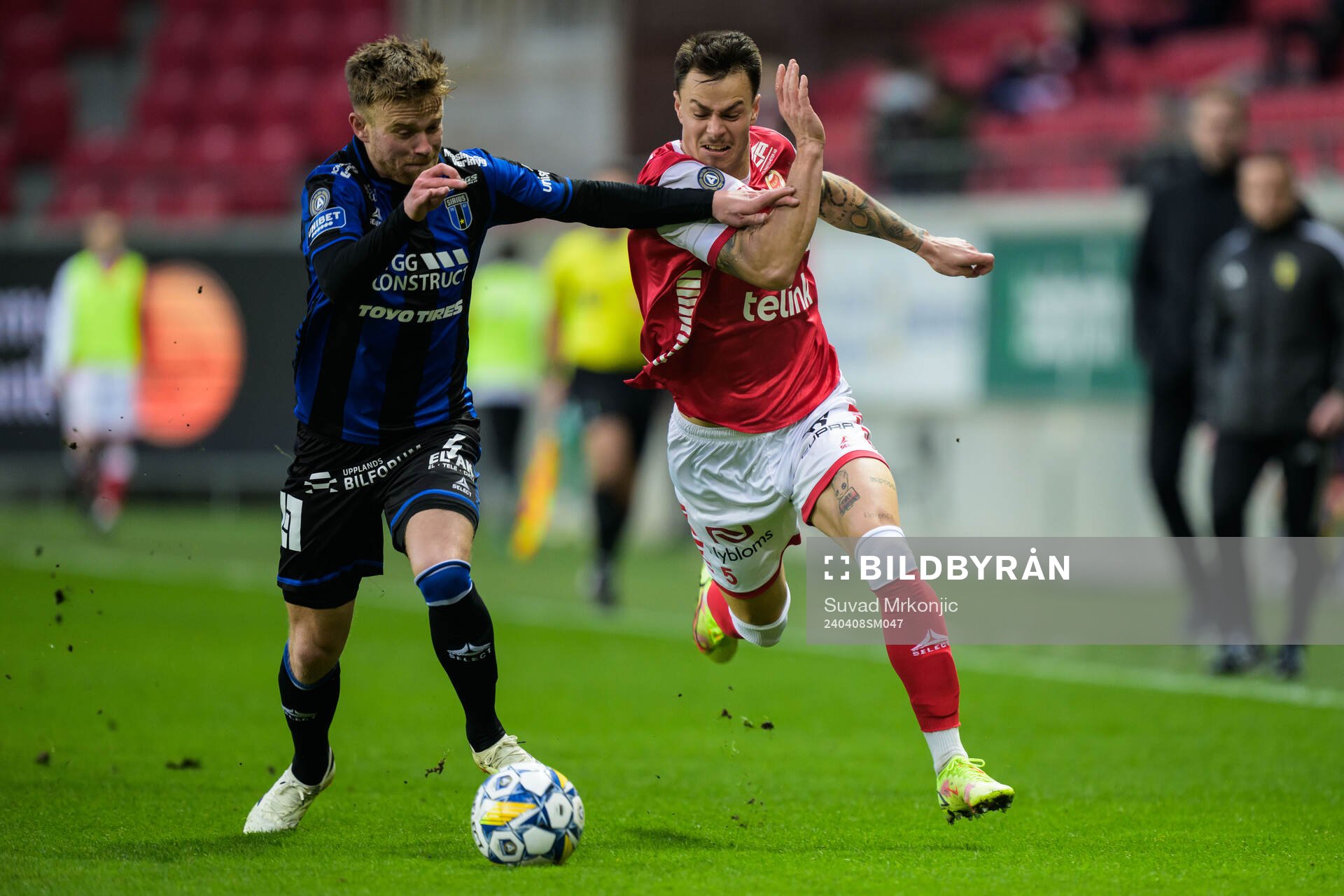 Sirius Daniel Stensson och Kalmars Melker Hallberg