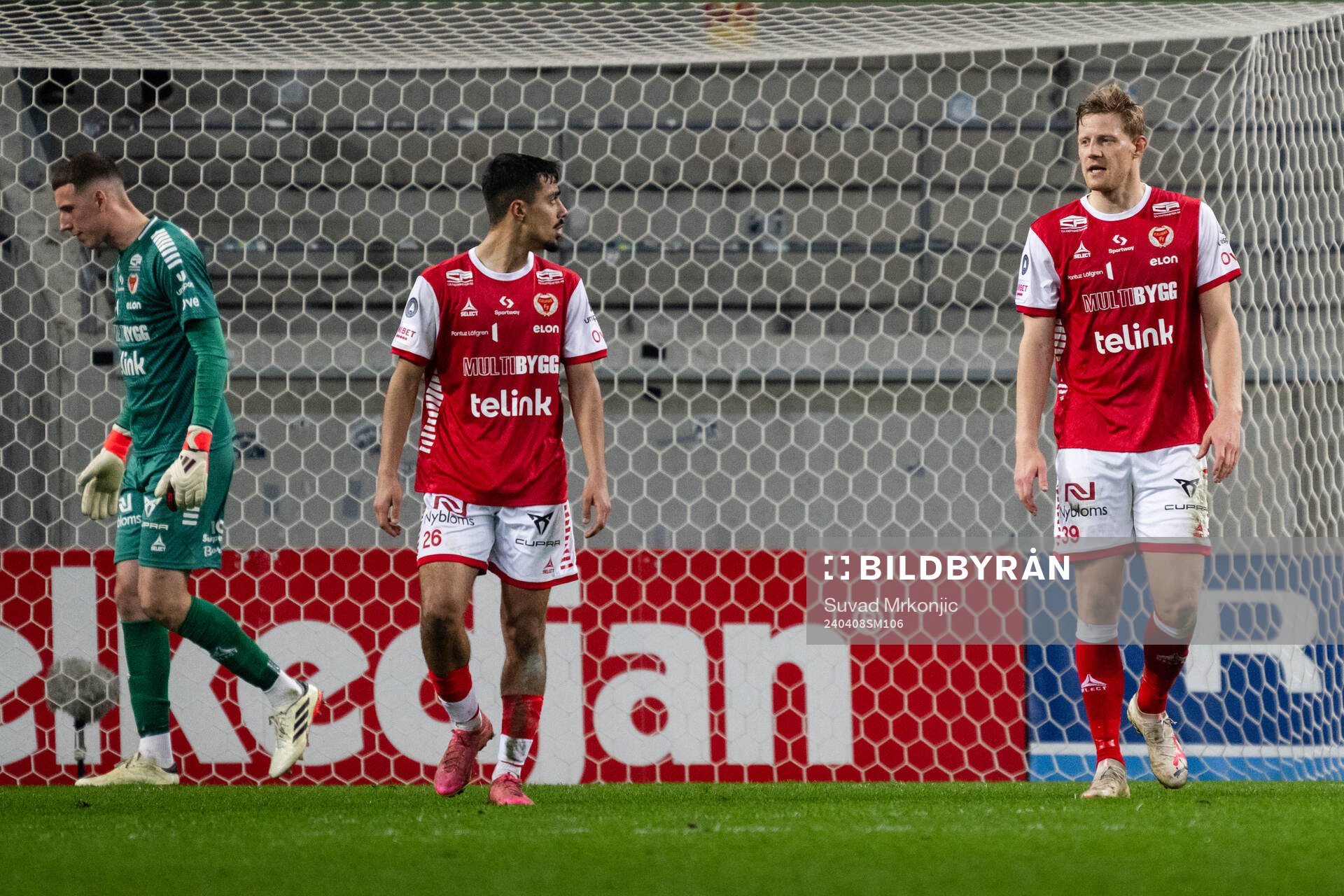 Kalmars målvakt Samuel Brolin , Arash Motaraghebjafarpour