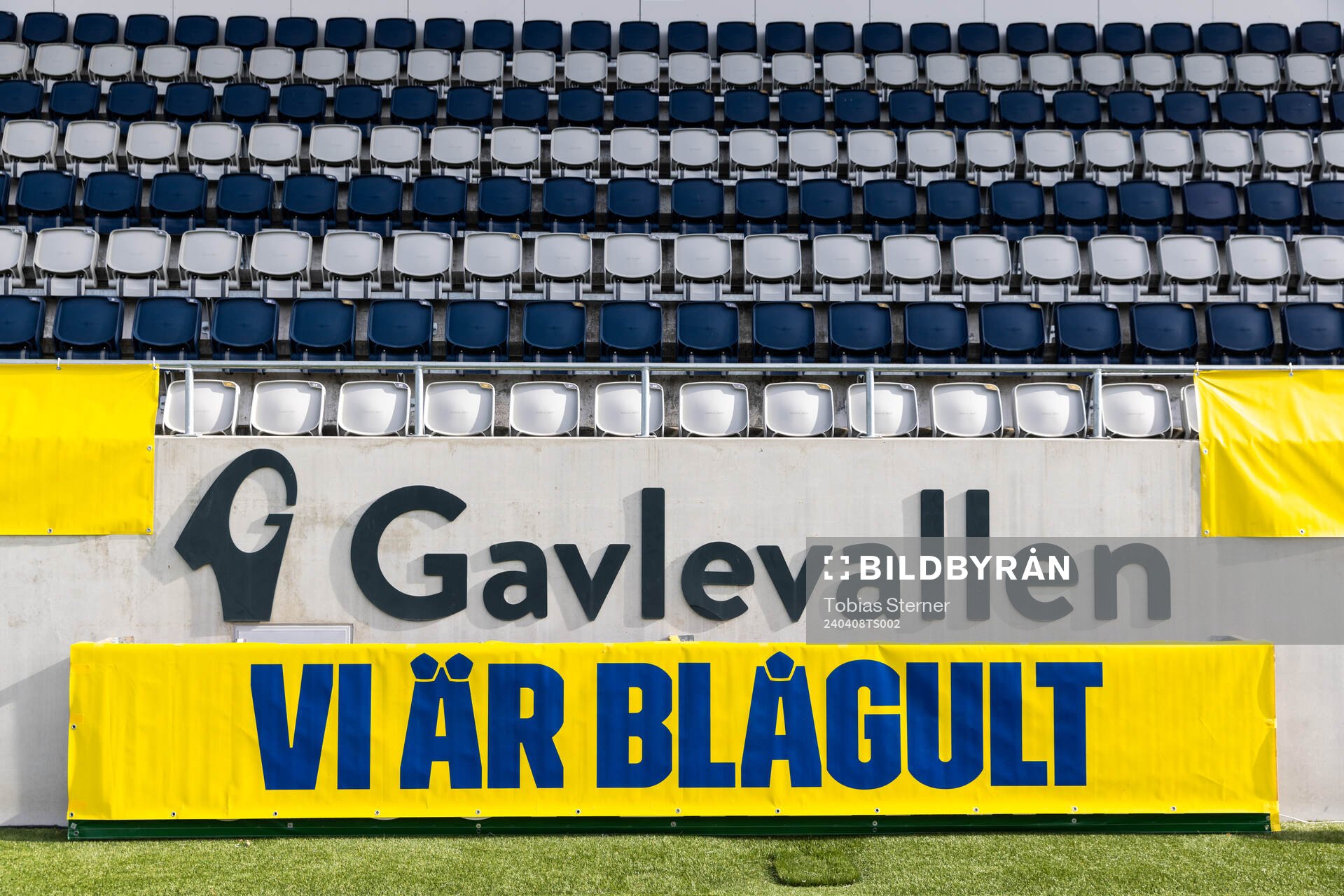 Gavlevallen ahead of the under-23 international friendly football match between Sweden and Norway on April 8, 2024 in Gävle.