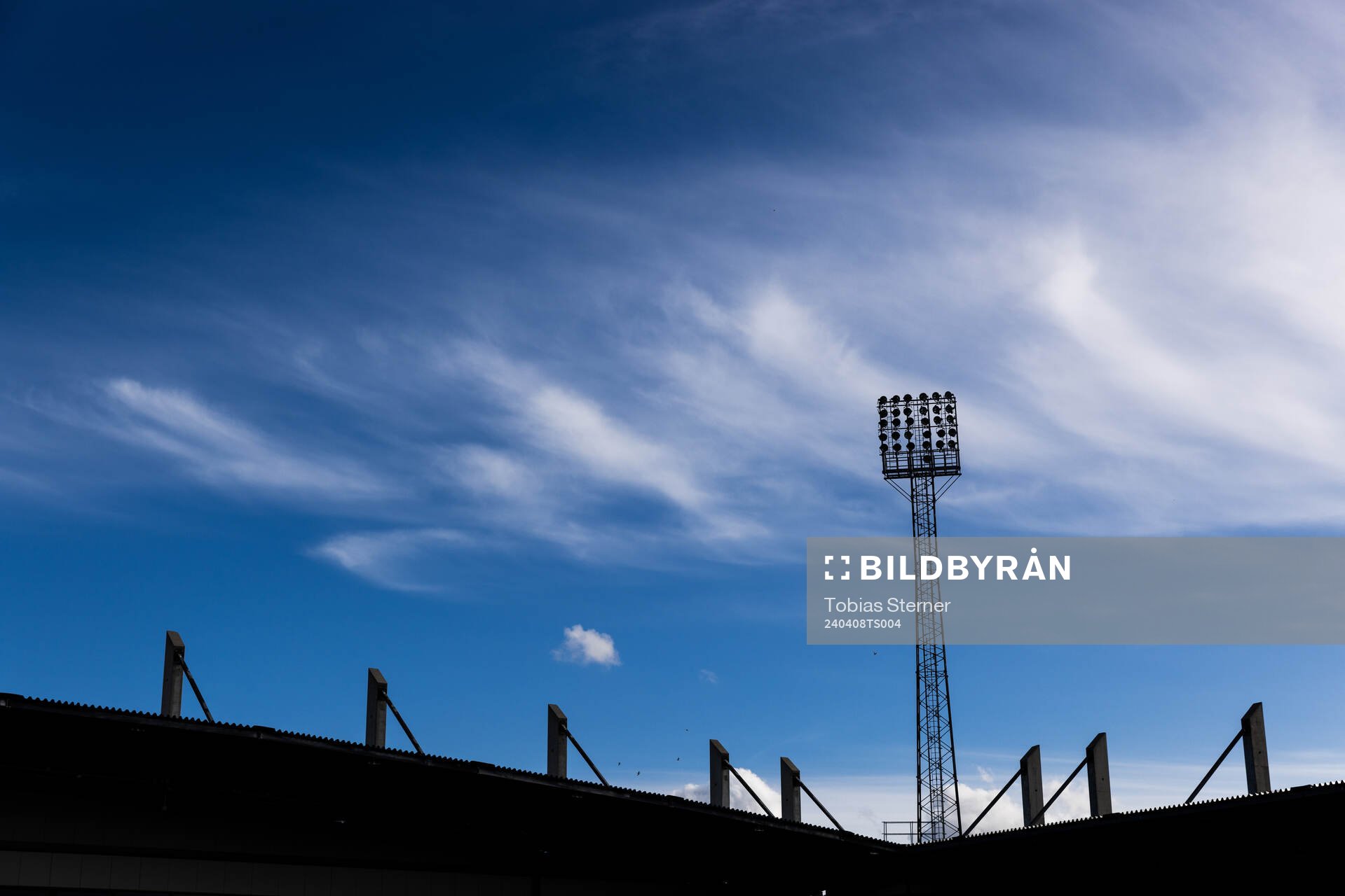 Gavlevallen ahead of the under-23 international friendly football match between Sweden and Norway on April 8, 2024 in Gävle. 