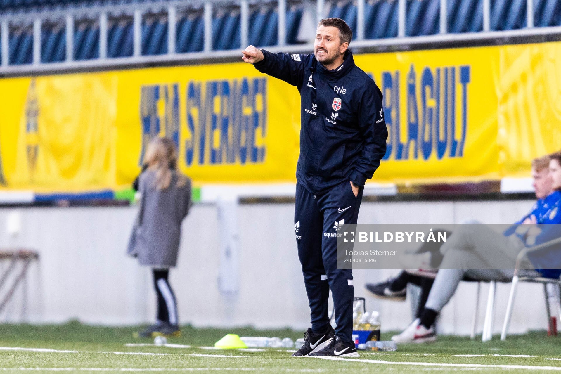 Head coach Per Inge Jacobsen of Norway