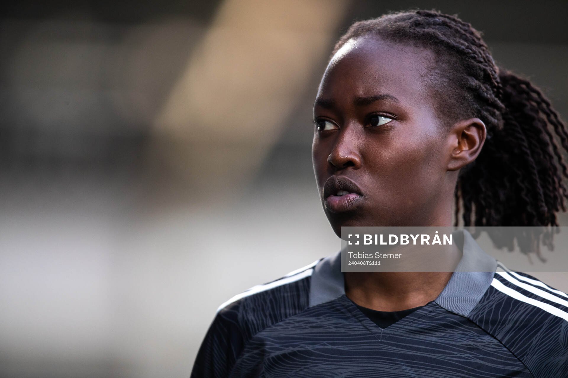 Goalkeeper Angel Mukasa of Sweden