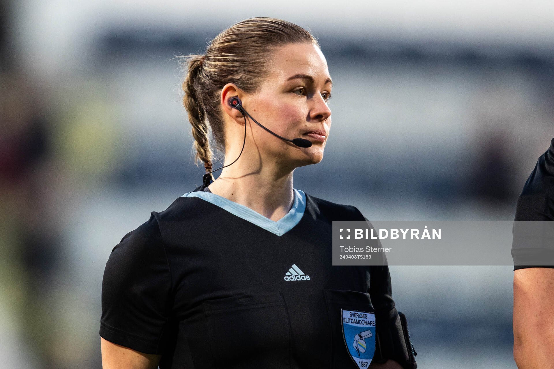 Assistant referee Camilla Friberg