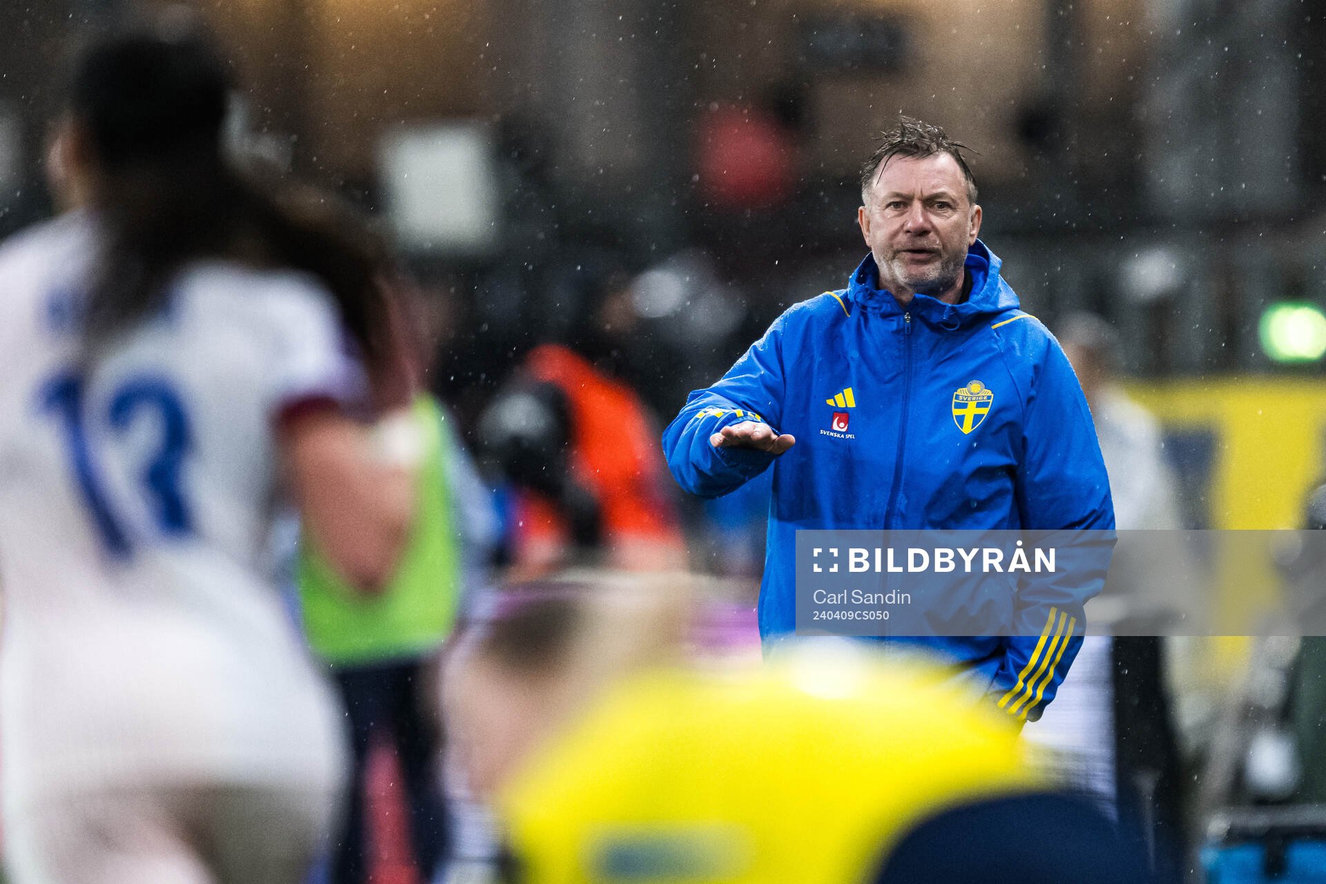 Head coach Peter Gerhardsson of Sweden