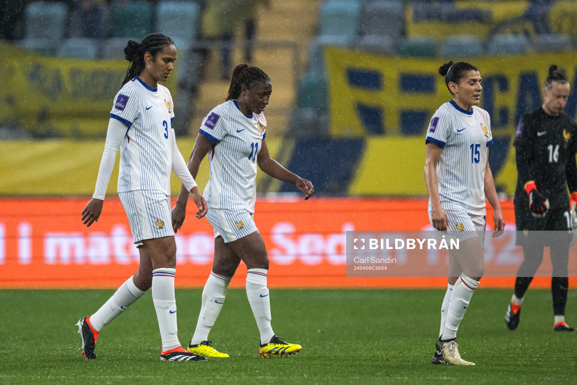 Wendie Renard, Kadidiatou Diani and Kenza Dali of France