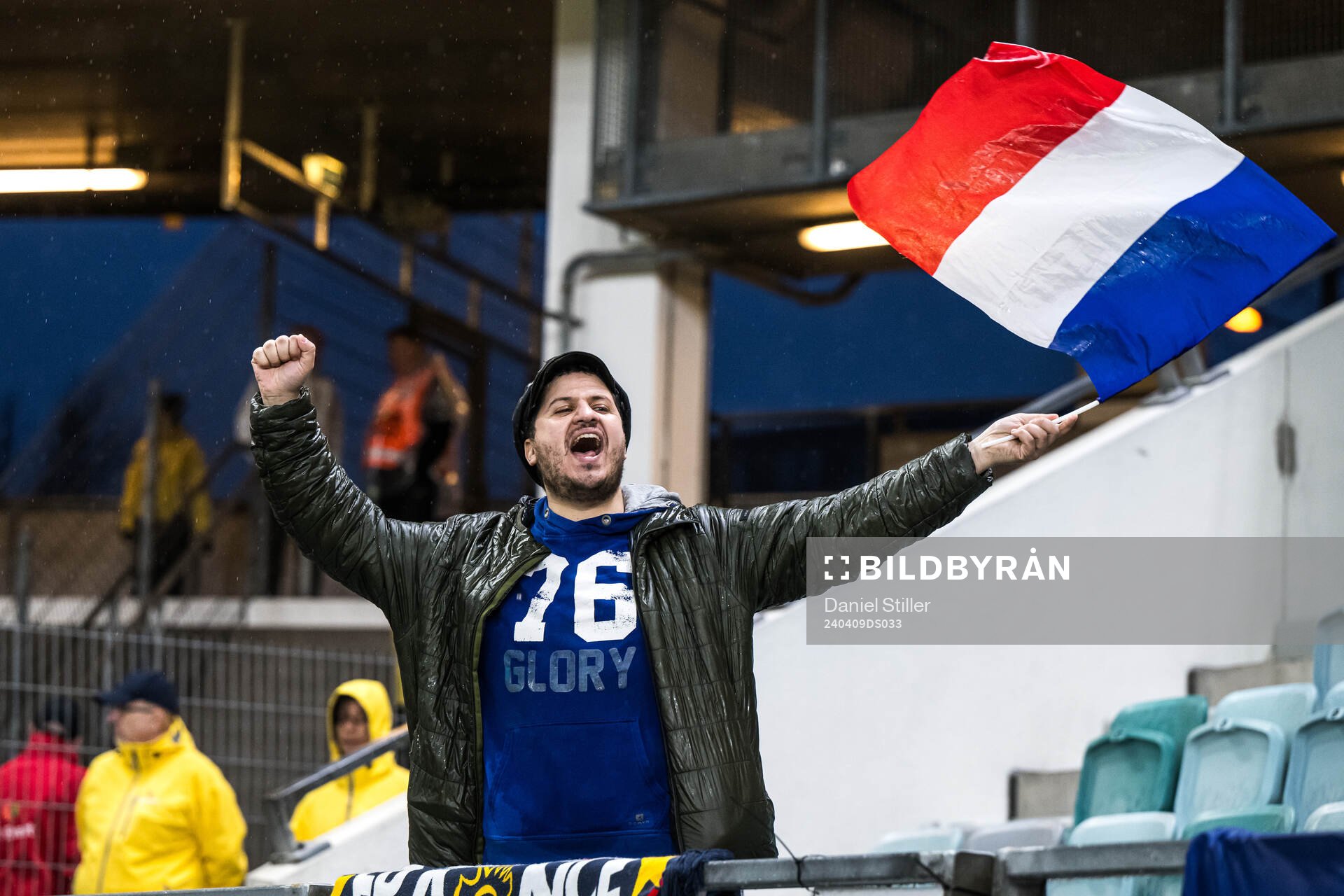 A supporter of France