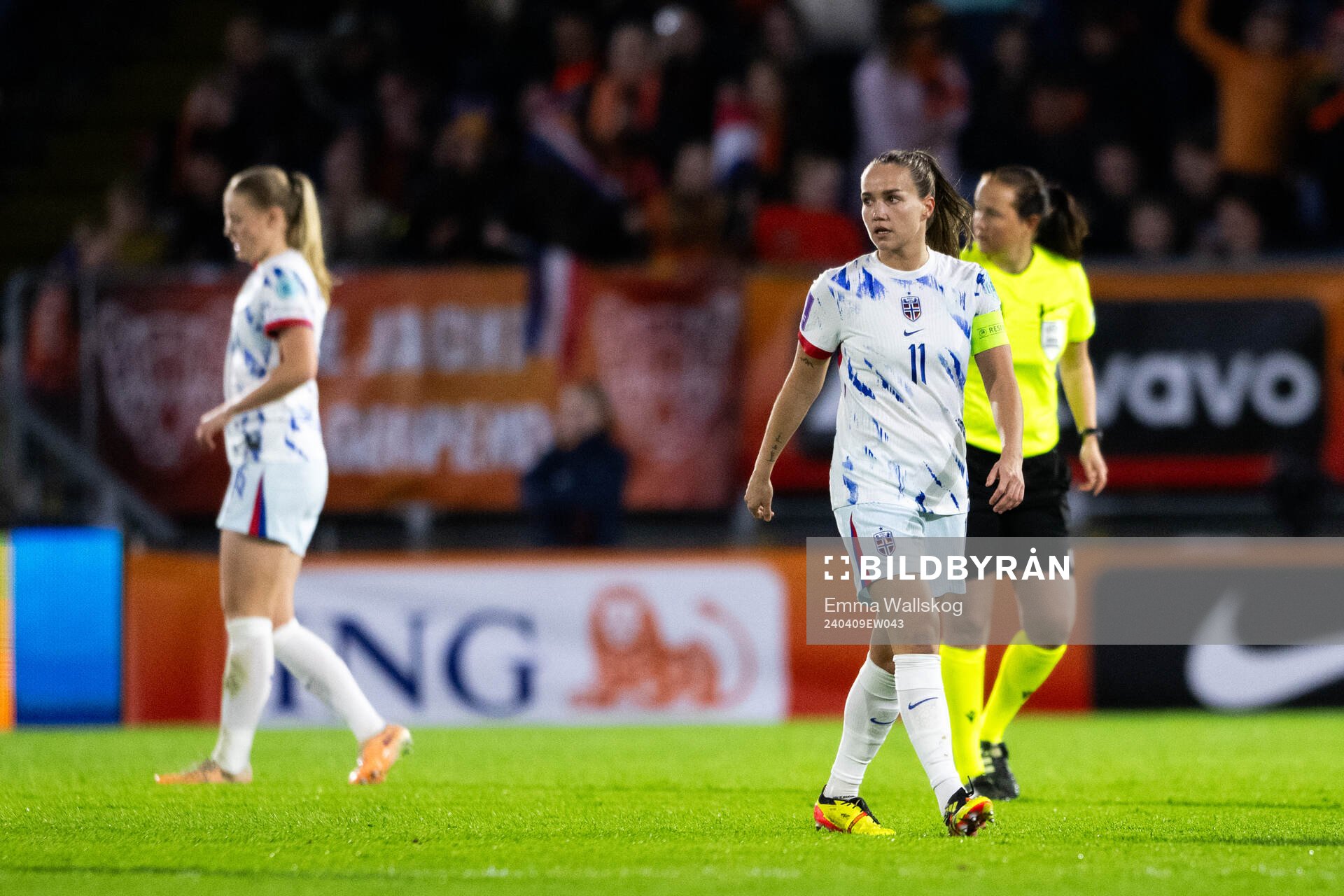Guro Reiten of Norway looks dejected