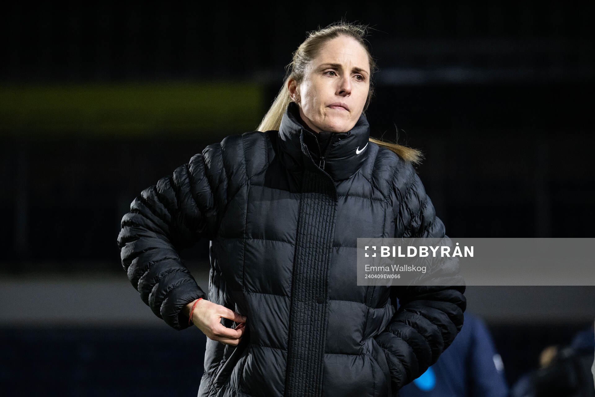 Head coach Gemma Grainger of Norway looks dejected
