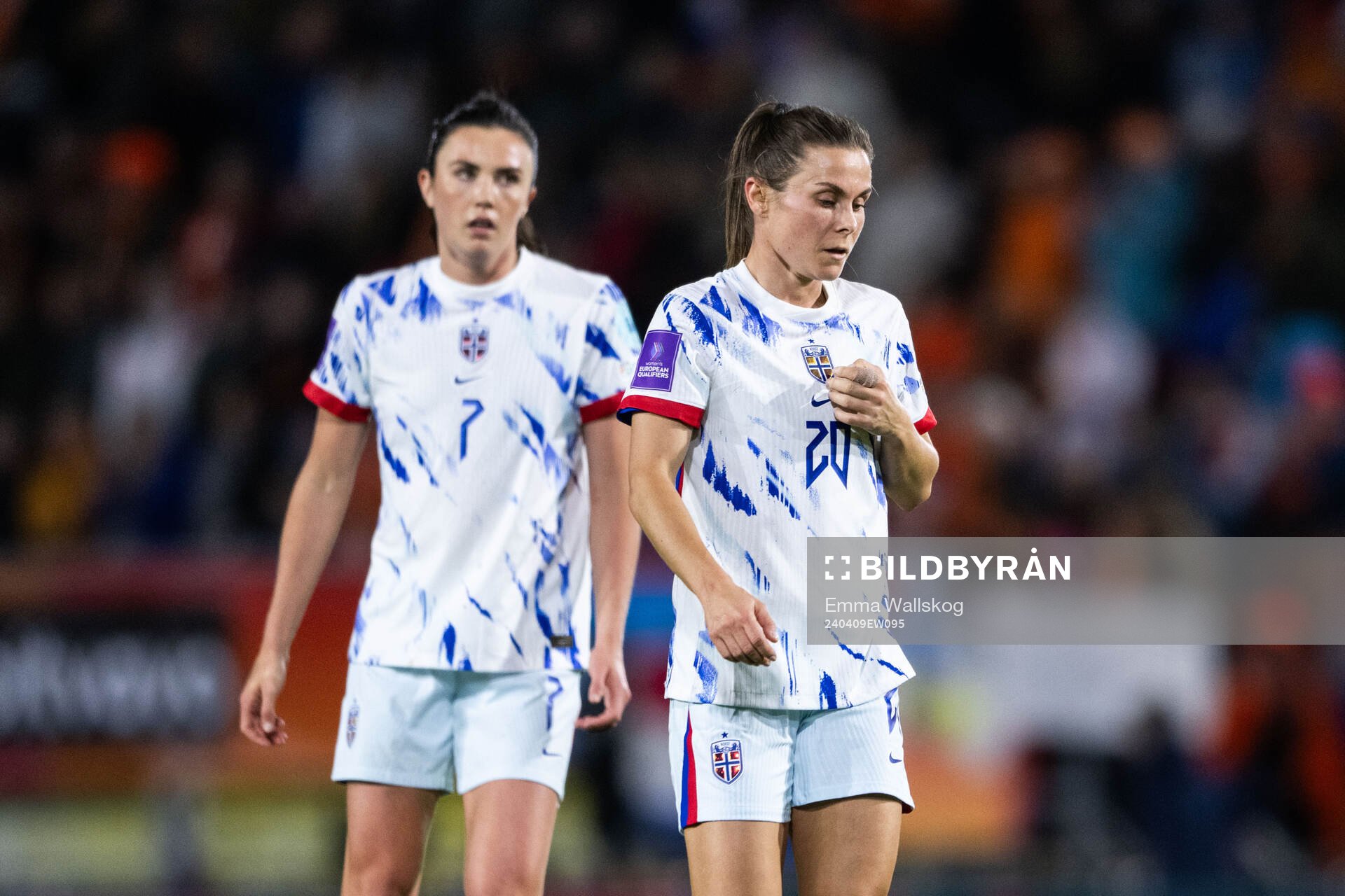 Ingrid Syrstad Engen and Emilie Bosshard Haavi of Norway