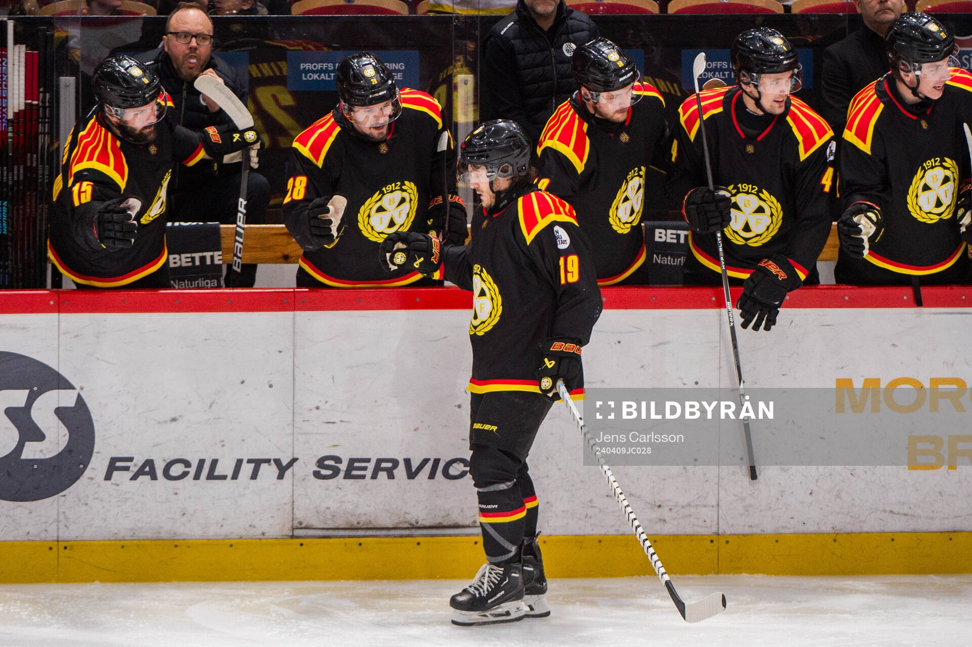 Brynäs Tyler Kelleher jublar