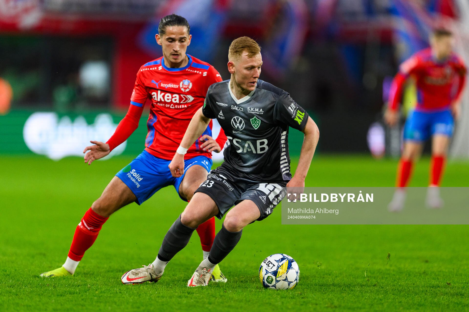 Helsingborgs Ervin Gigovic och Brages Christopher