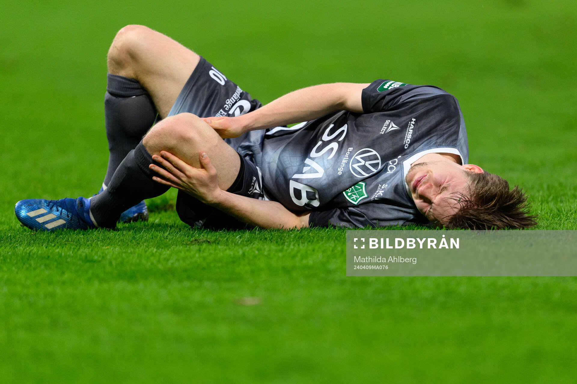Brages Gustav Berggren har ont