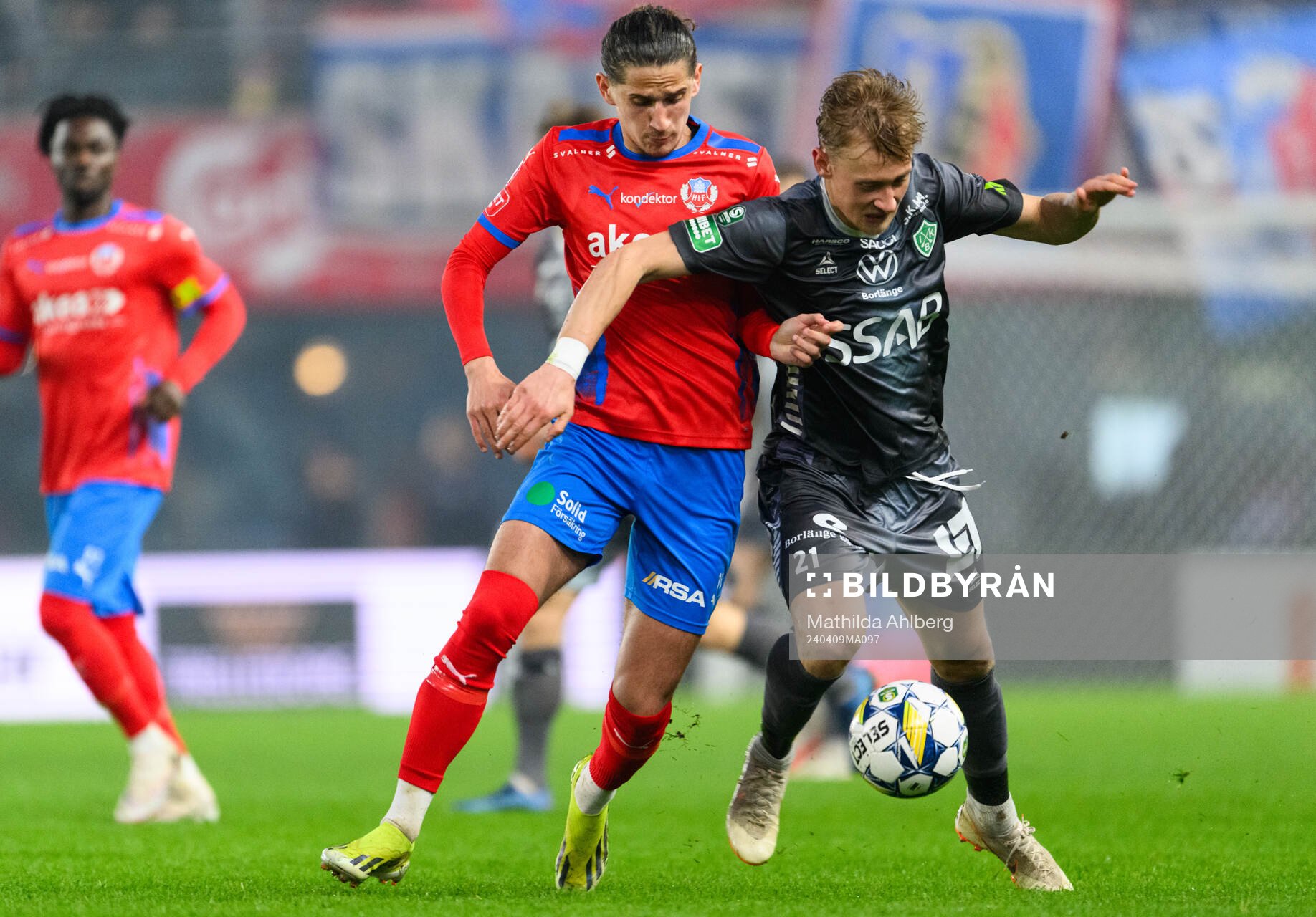 Helsingborgs Ervin Gigovic och Brages Henry Sletsjøe