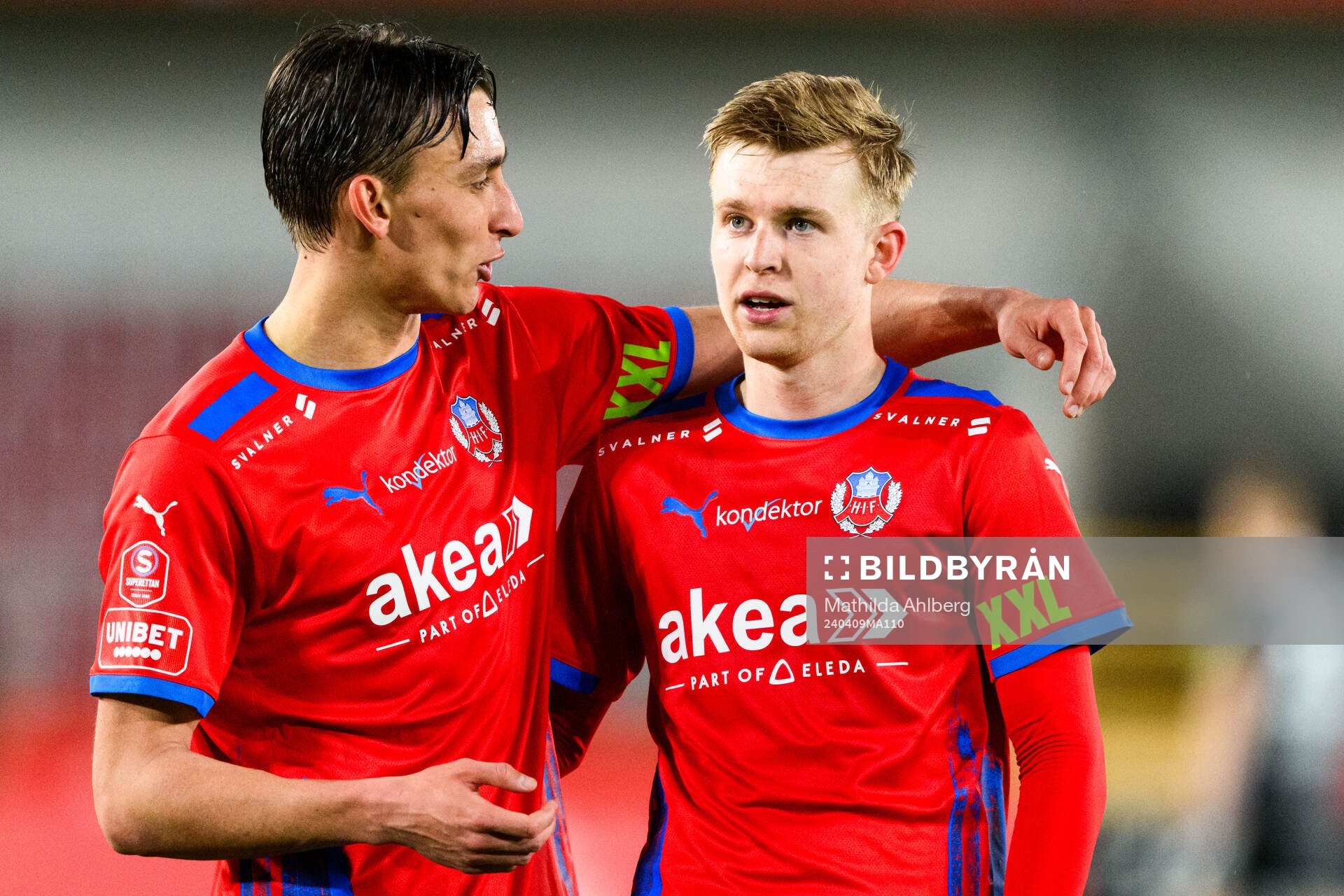 Helsingborgs Wilhelm Nilsson och William Westerlund