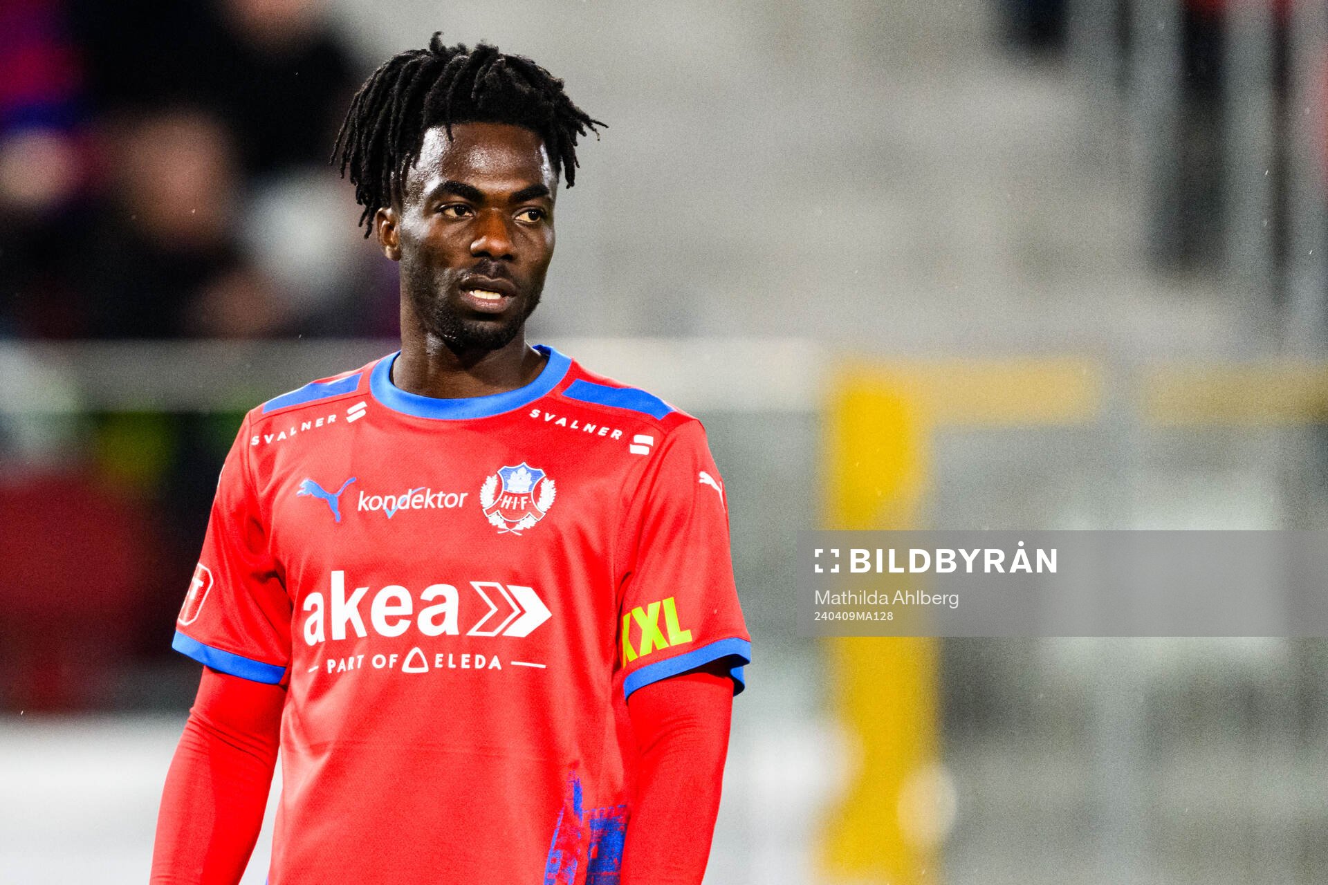 Helsingborgs Benjamin Acquah deppar