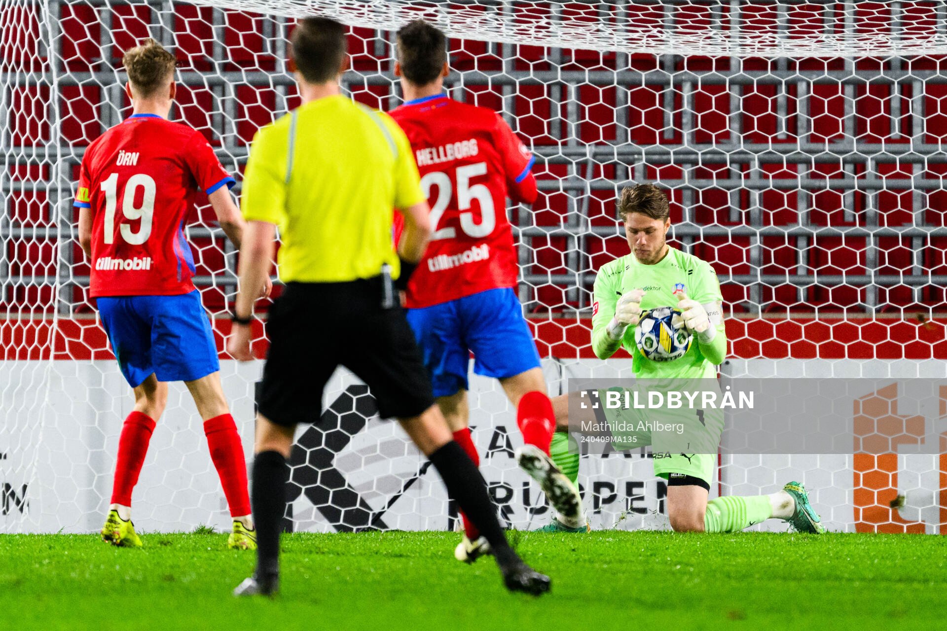 Helsingborgs målvakt Kalle Joelsson