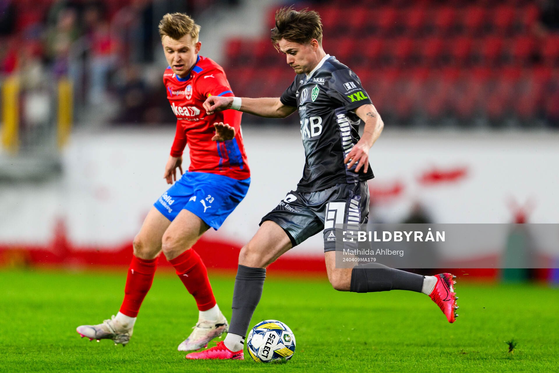 Helsingborgs William Westerlund och Brages Johan Arvidsson