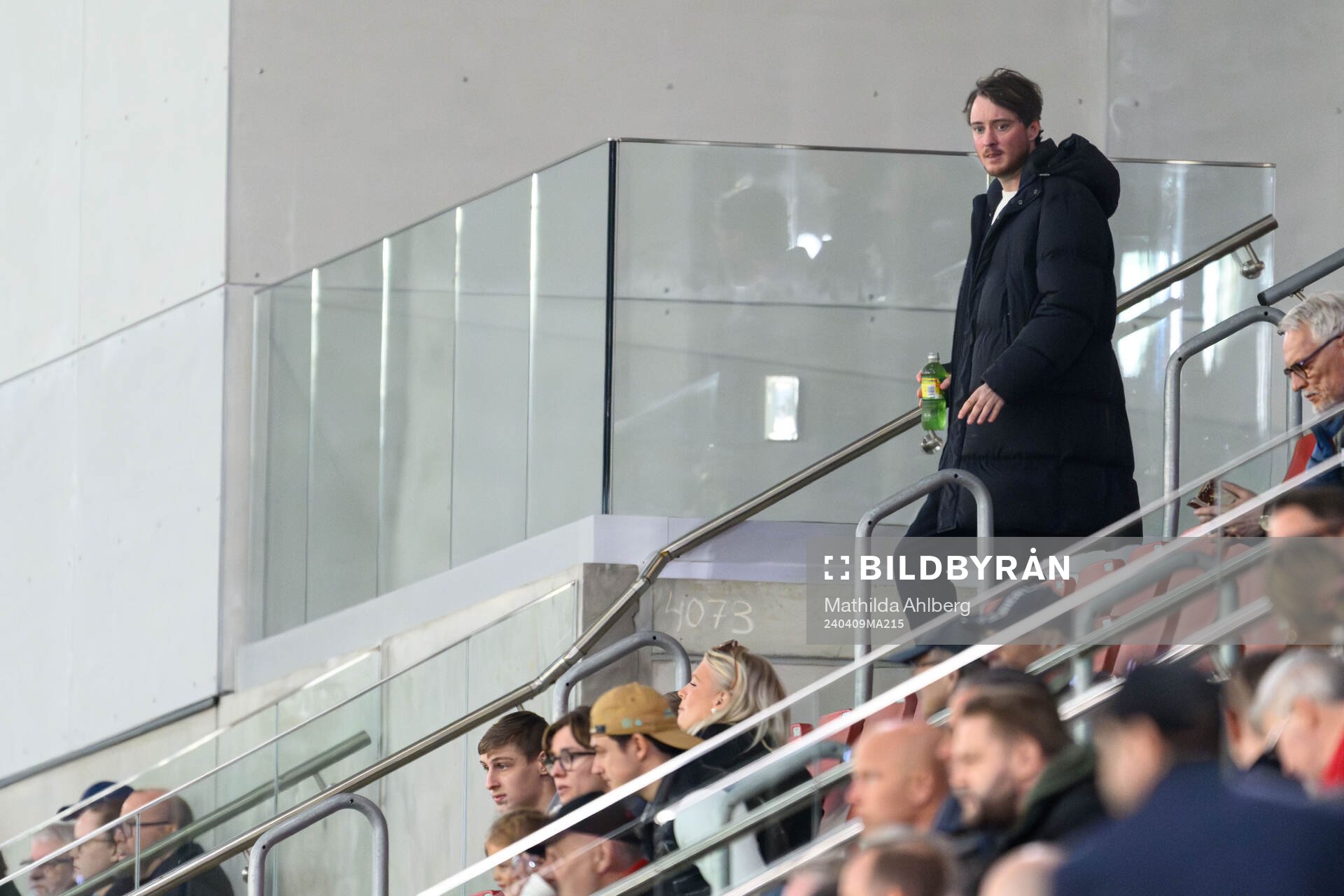 Rasmus Jönsson på läktaren