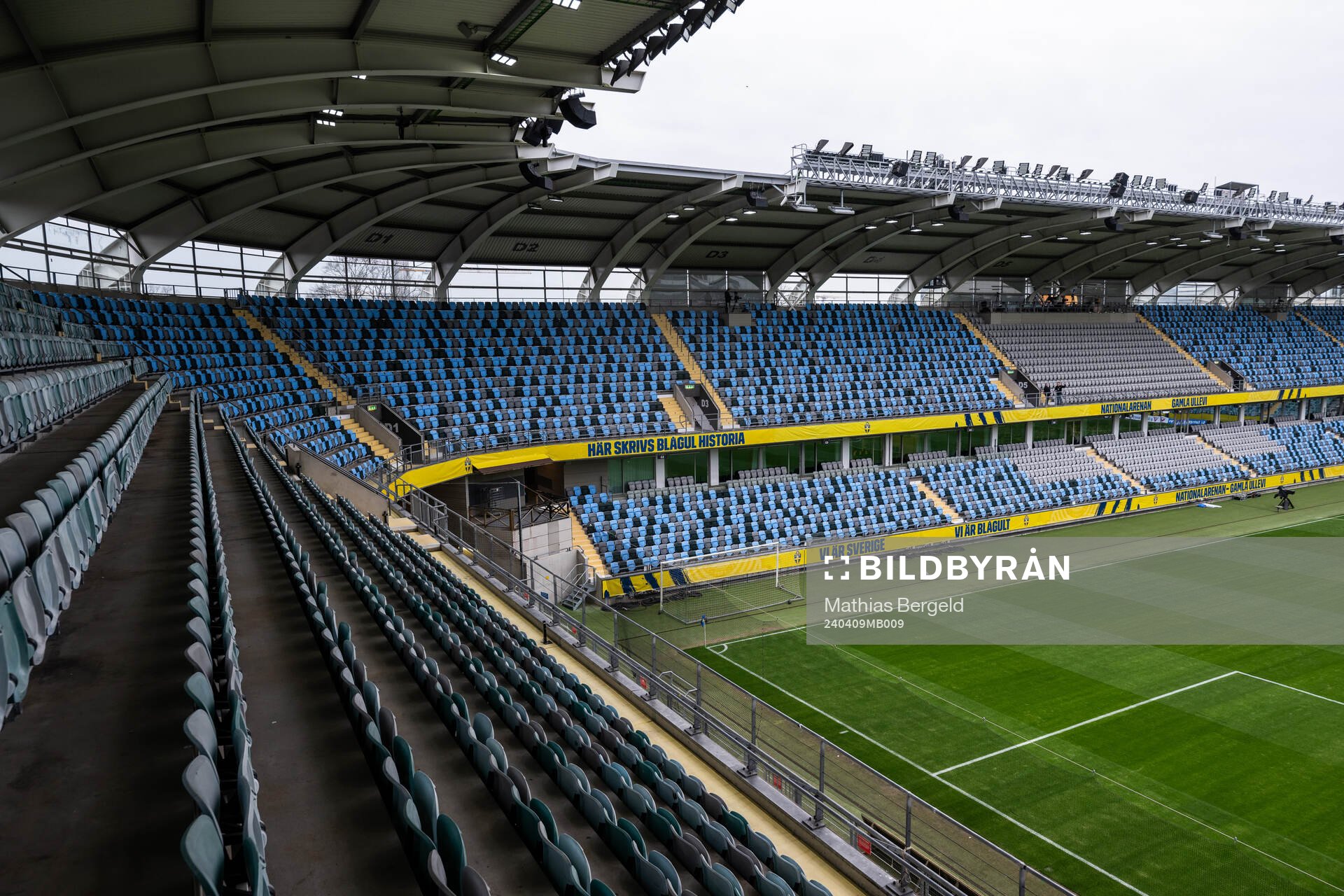 General view of Gamla Ullevi arena