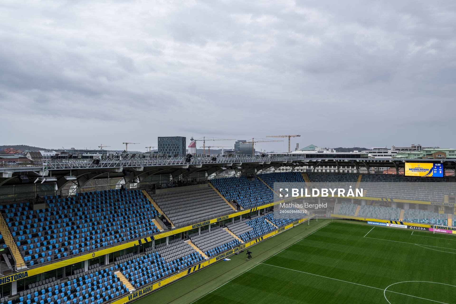 General view of Gamla Ullevi arena