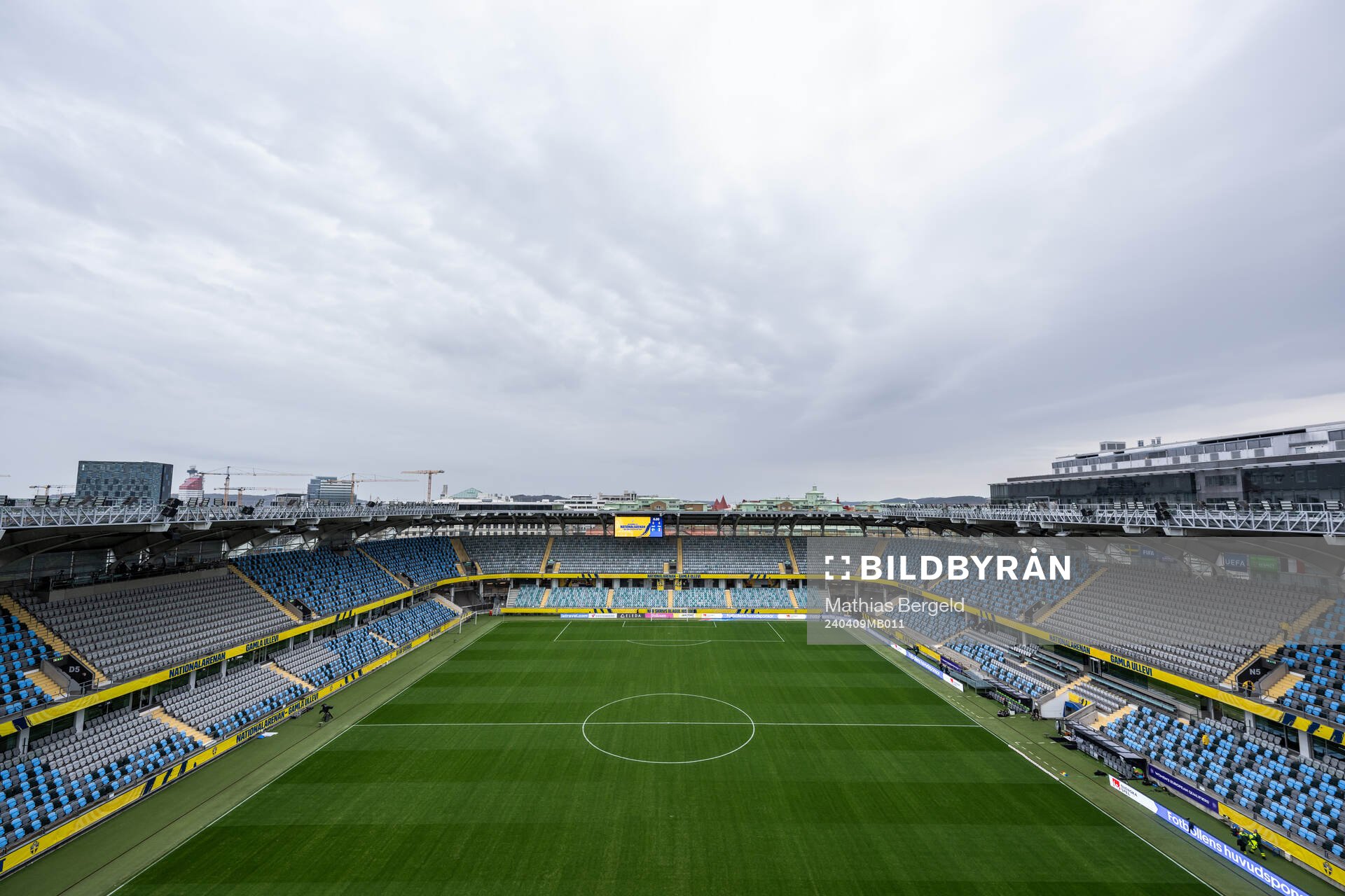 General view of Gamla Ullevi arena