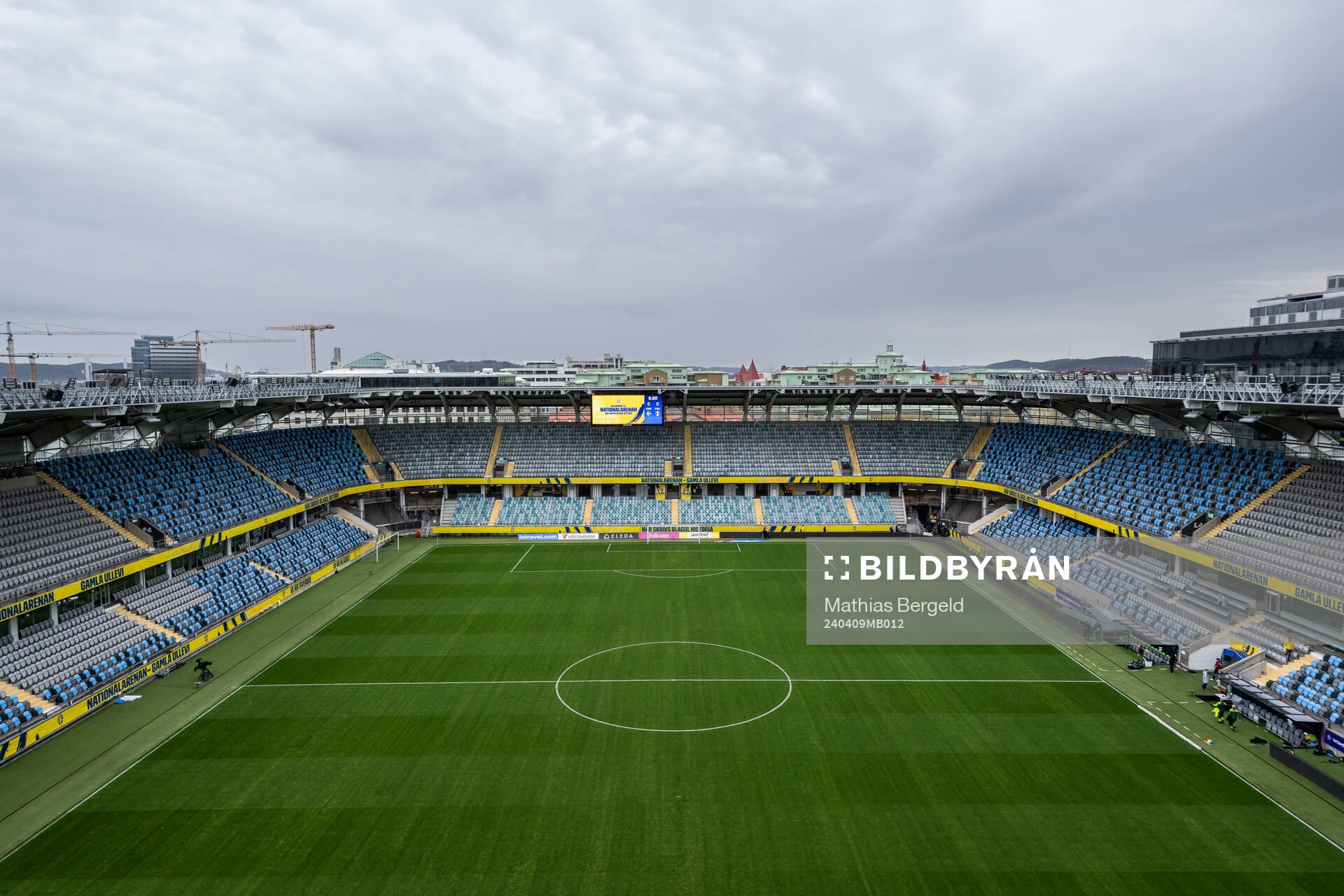 General view of Gamla Ullevi arena