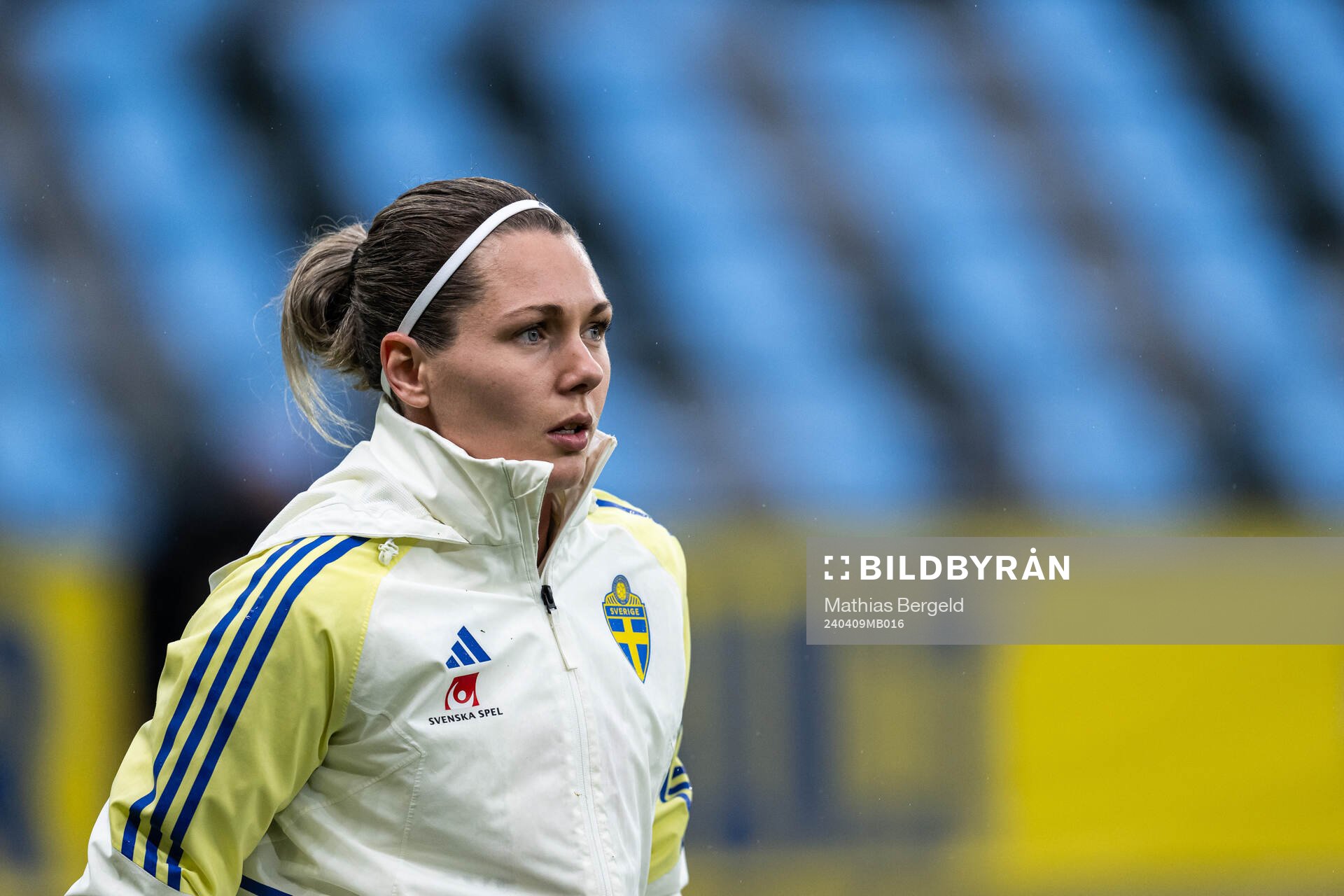 Goalkeeper Jennifer Falk of Sweden