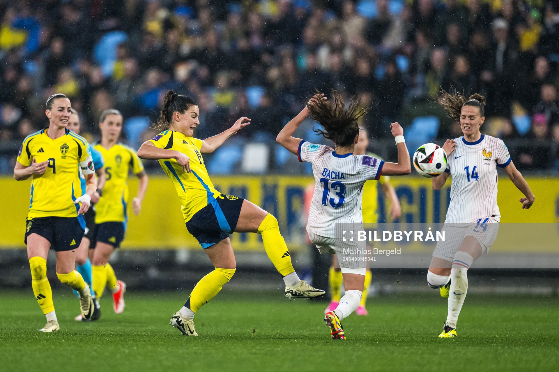 Johanna Rytting Kaneryd of Sweden, Selma Bacha and Sandie