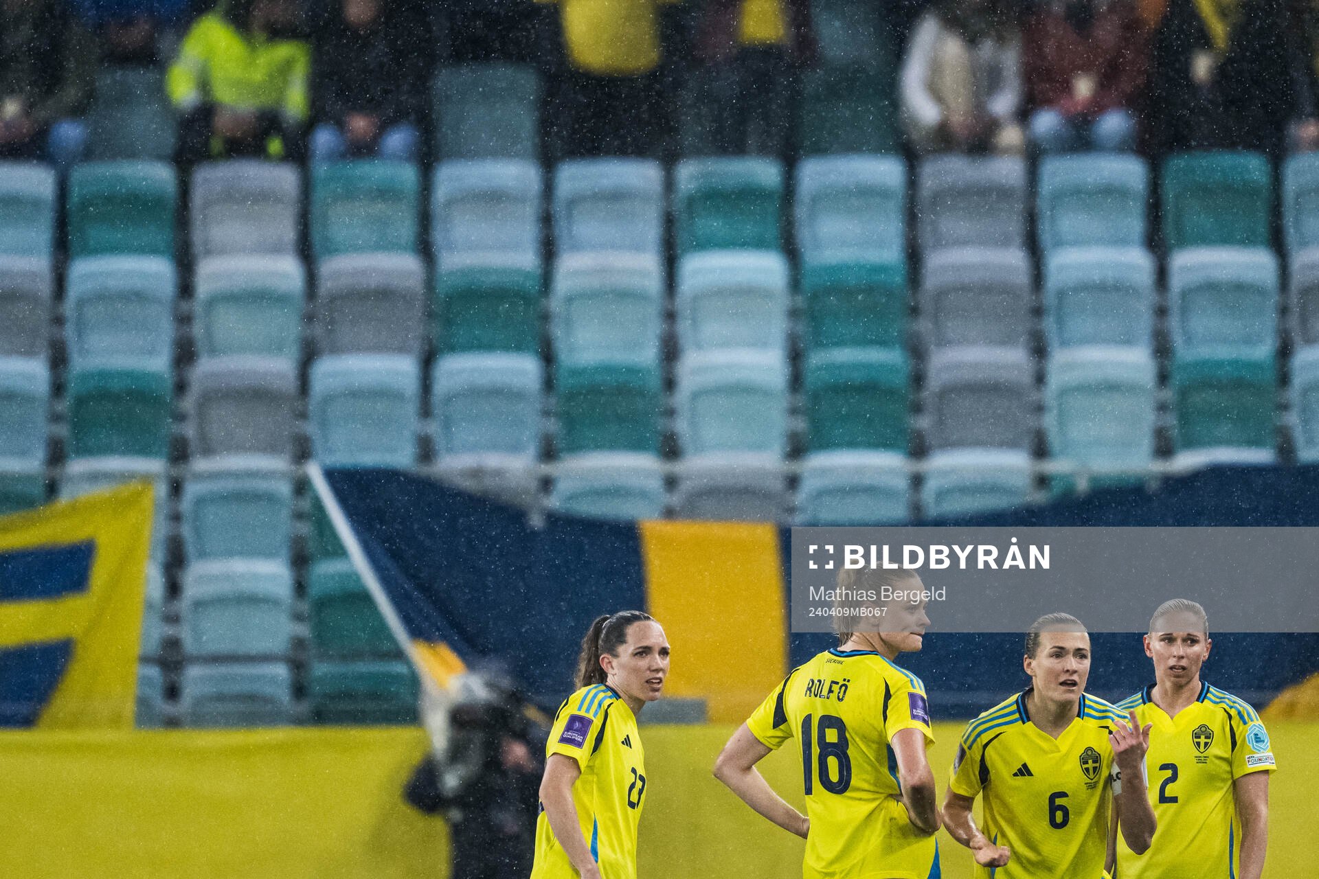 Elin Rubensson, Fridolina Rolfö, Magdalena Eriksson and