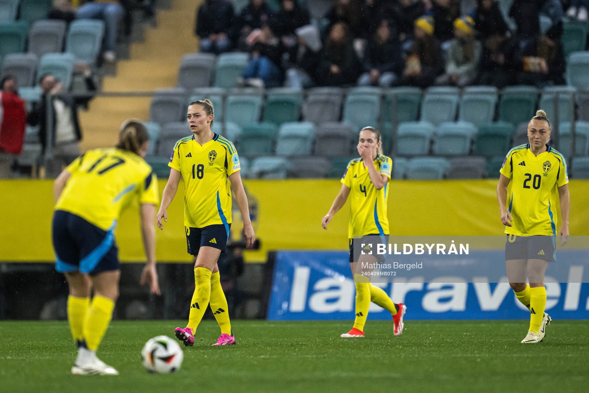 Fridolina Rolfö, Hanna Lundkvist and Hanna Bennison of