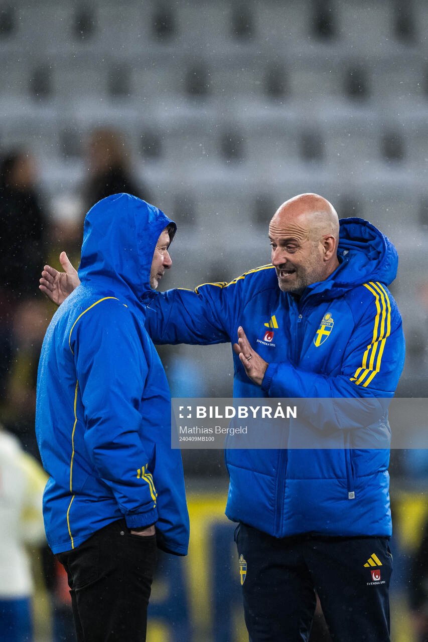 Head coach Peter Gerhardsson and assistant coach Magnus
