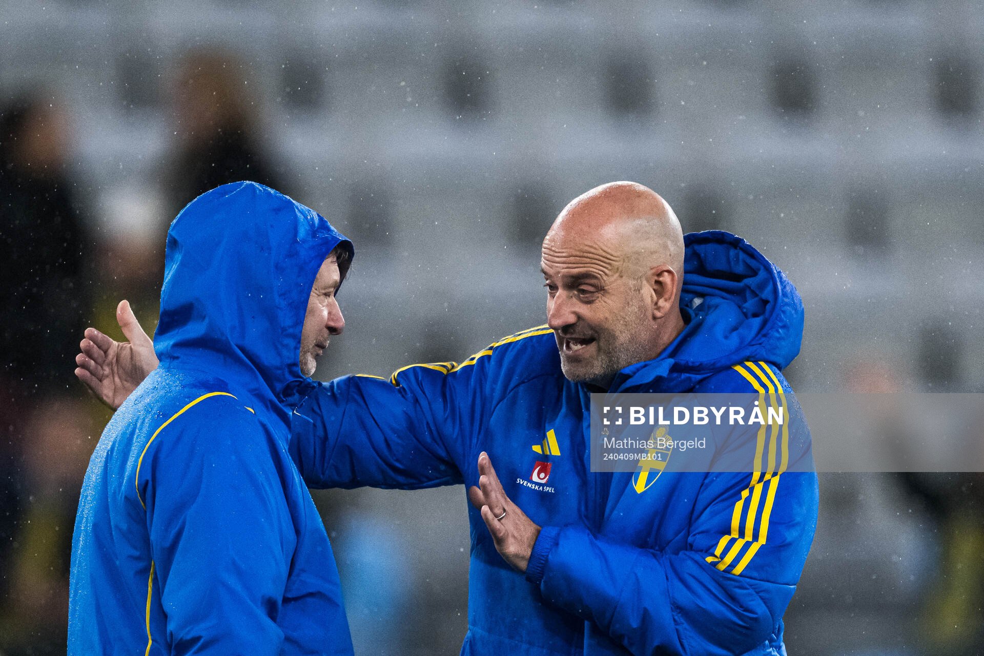 Head coach Peter Gerhardsson and assistant coach Magnus