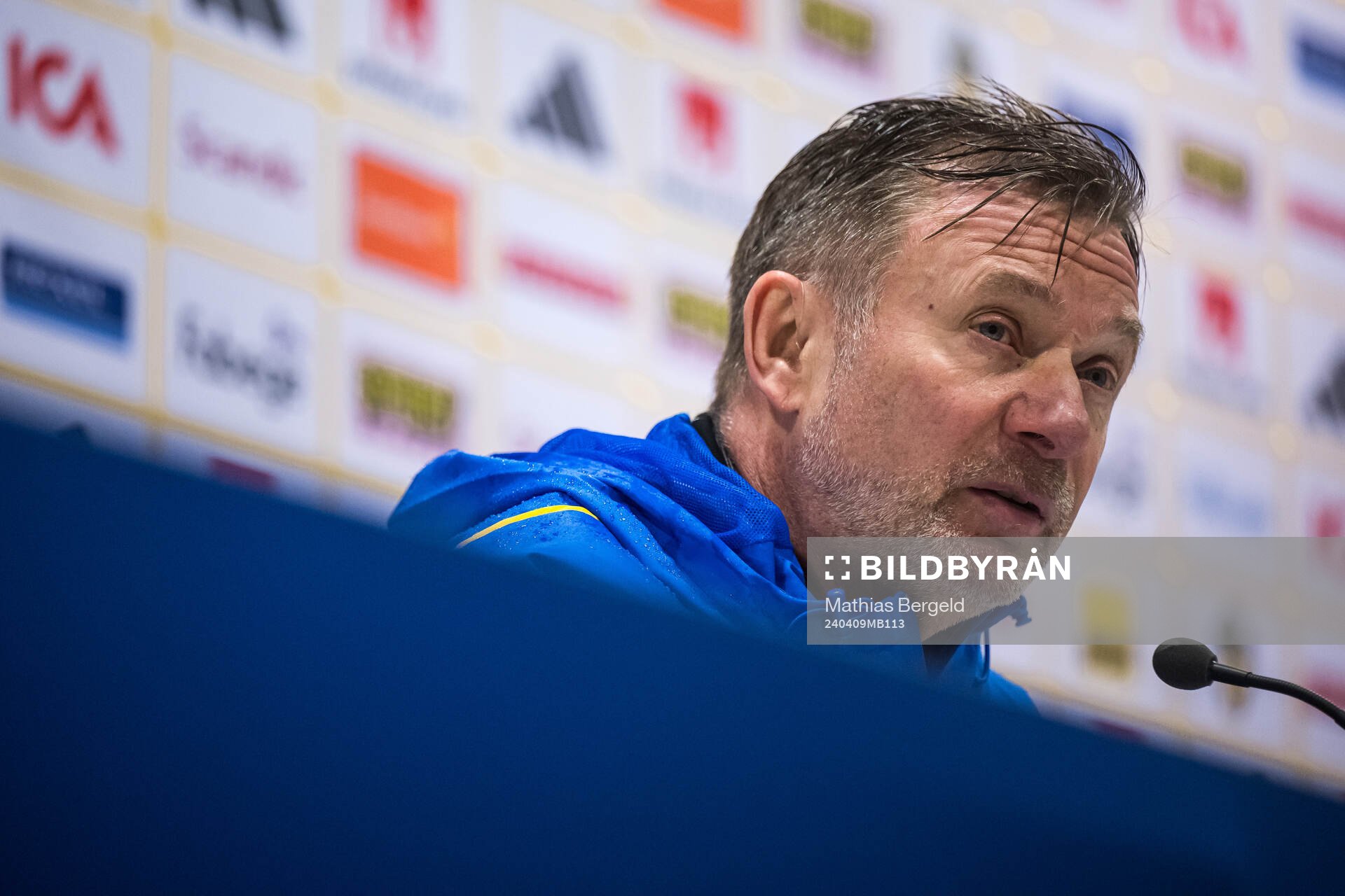 Head coach Peter Gerhardsson of Sweden