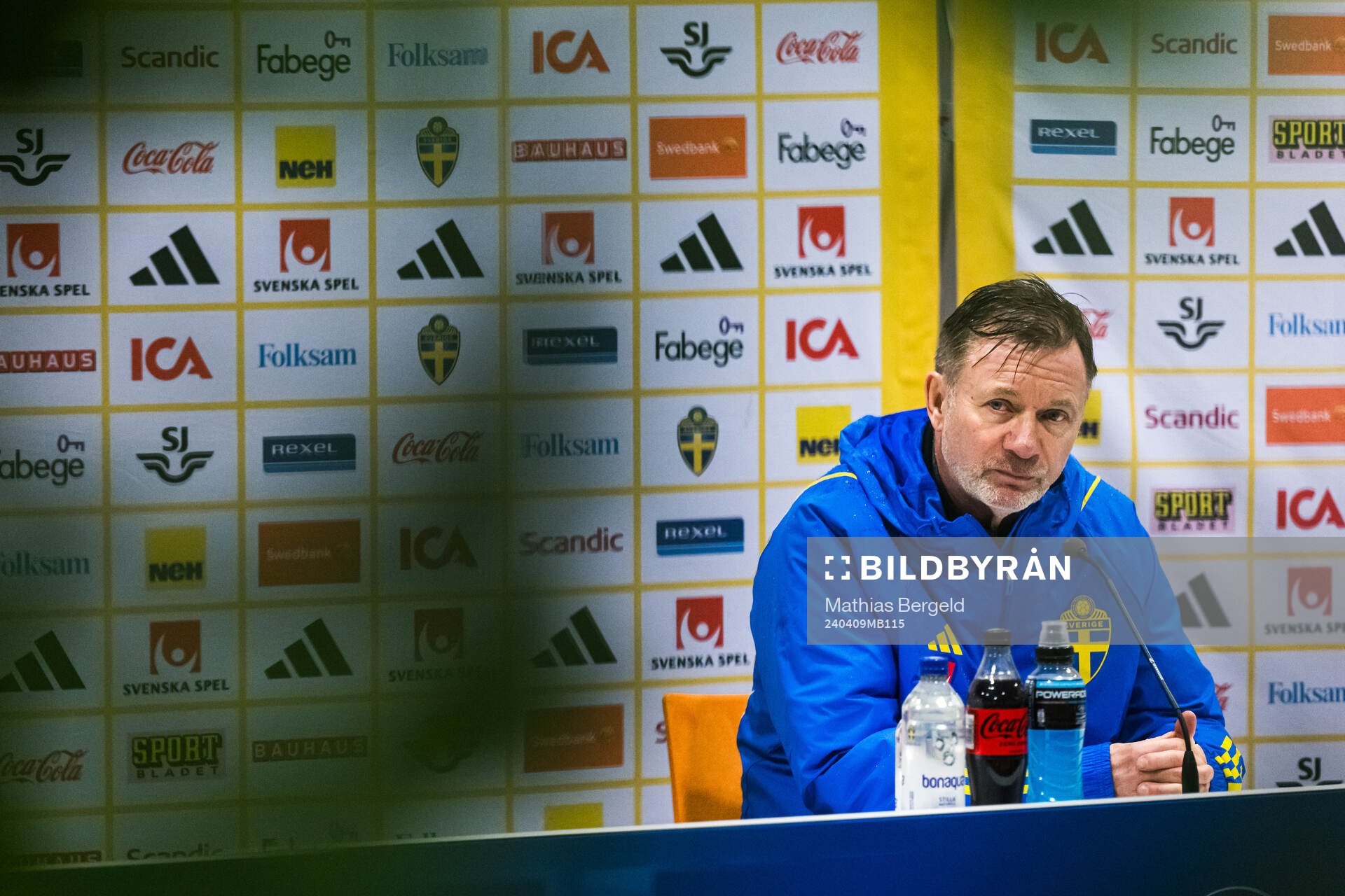 Head coach Peter Gerhardsson of Sweden