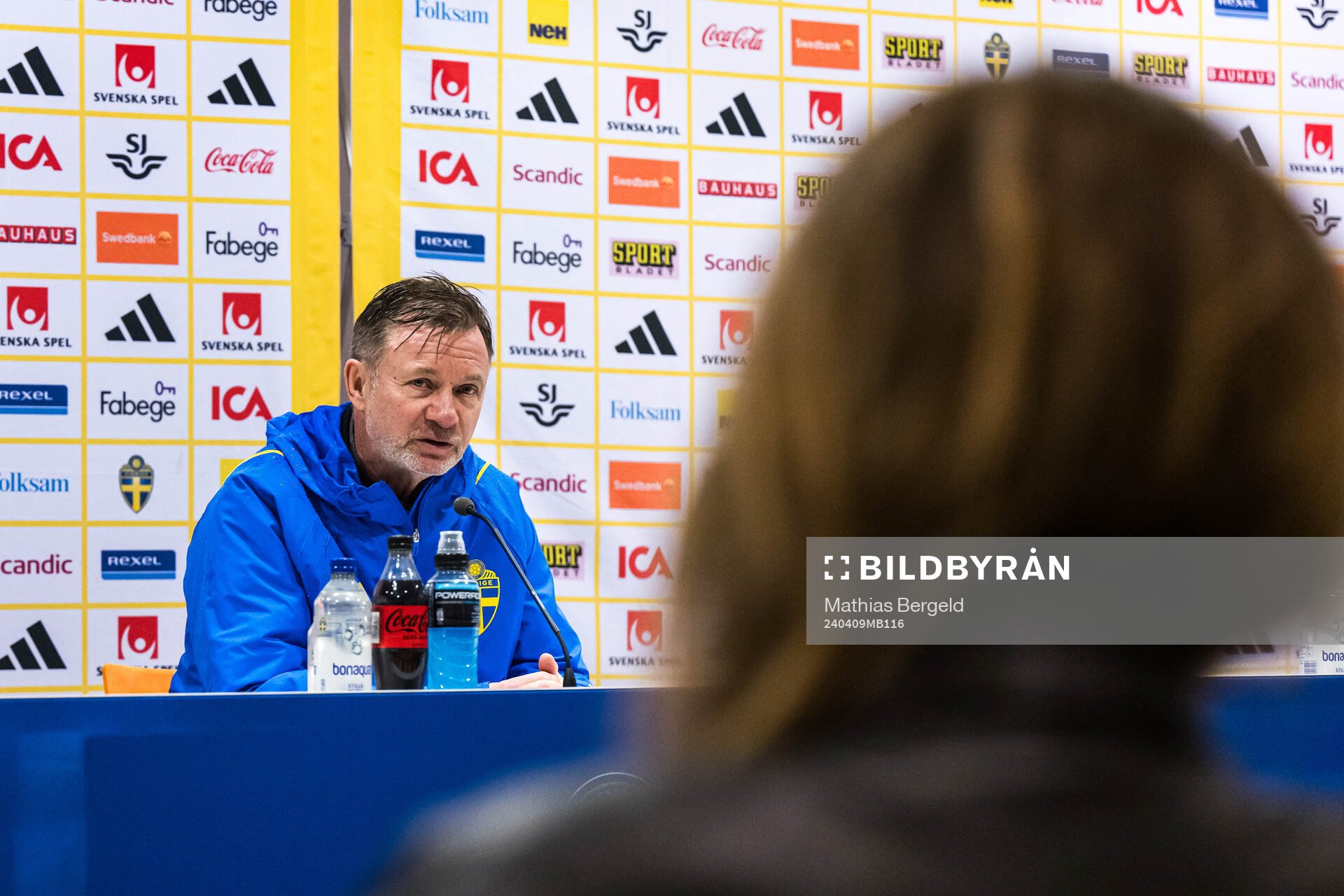 Head coach Peter Gerhardsson of Sweden