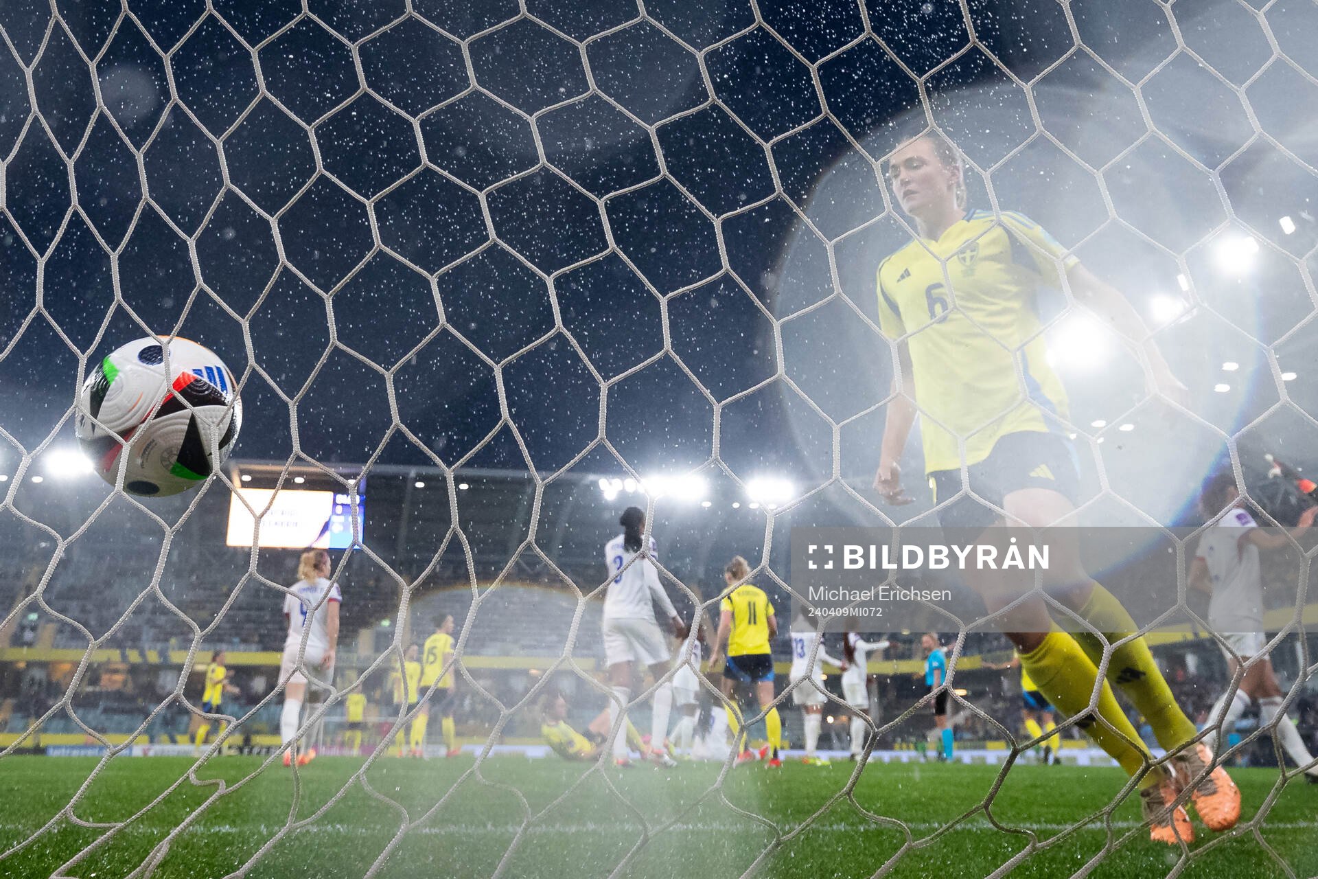 Magdalena Eriksson of Sweden looks dejected