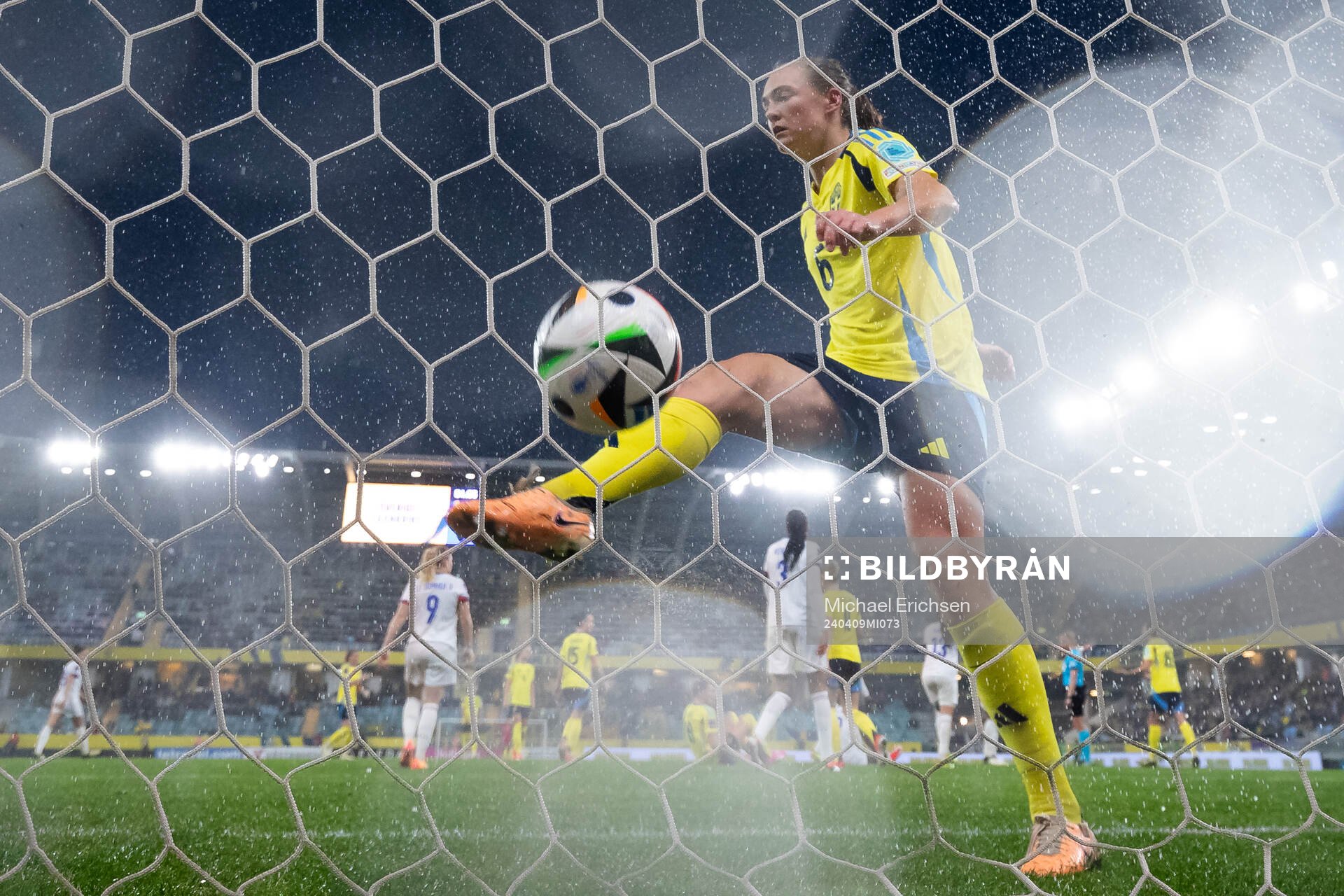 Magdalena Eriksson of Sweden looks dejected